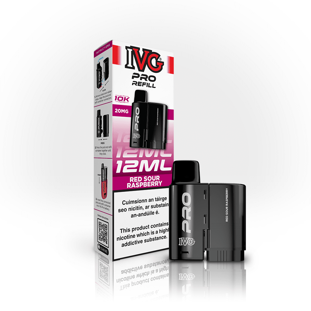 IVG PRO 12K Refills Red Sour Raspberry