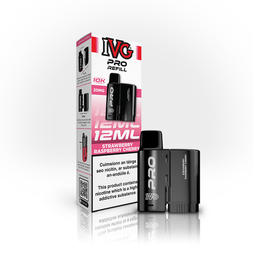 IVG PRO 12K Refills Strawberry Raspberry Cherry