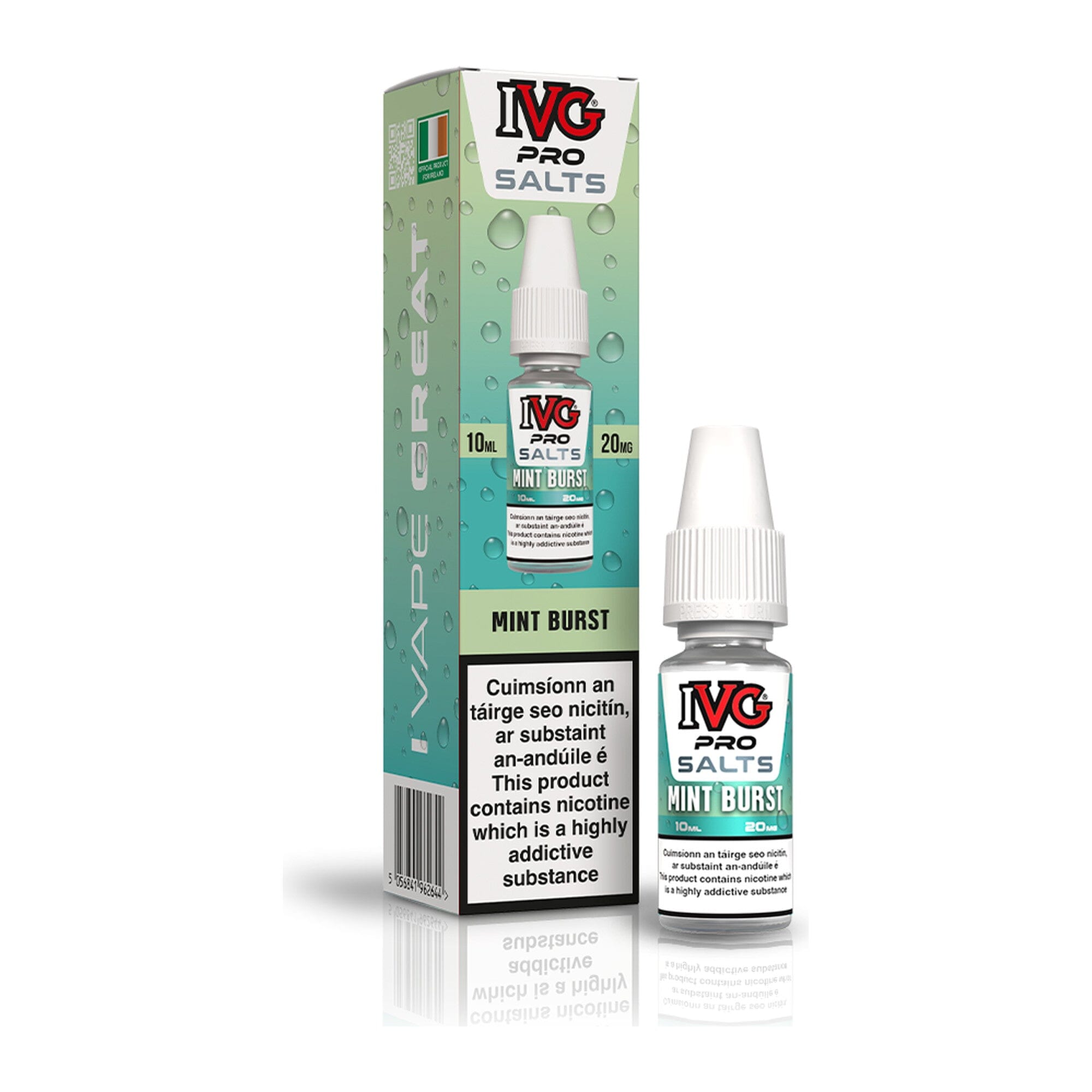 IVG Pro Salt Nicotine Salt E-Liquid Mint Burst 20MG - High Nicotine