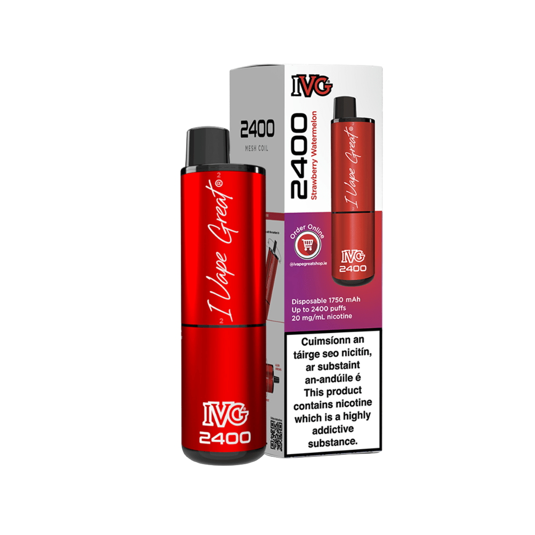 IVG 2400 Disposable Vape Kit Strawberry Watermelon