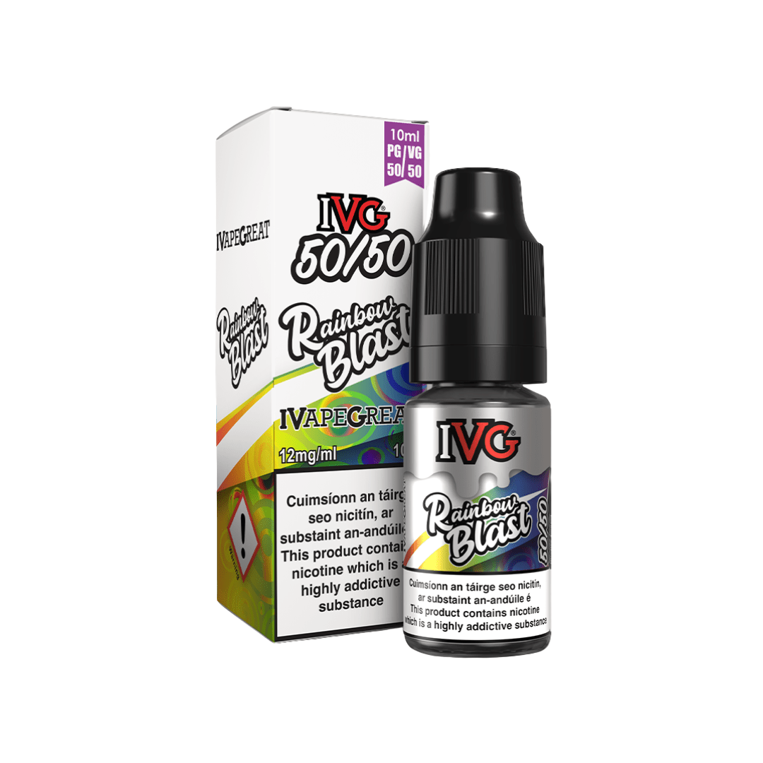 IVG 50/50 Fruit Range E-Liquid Rainbow Blast 12MG - Medium Nicotine