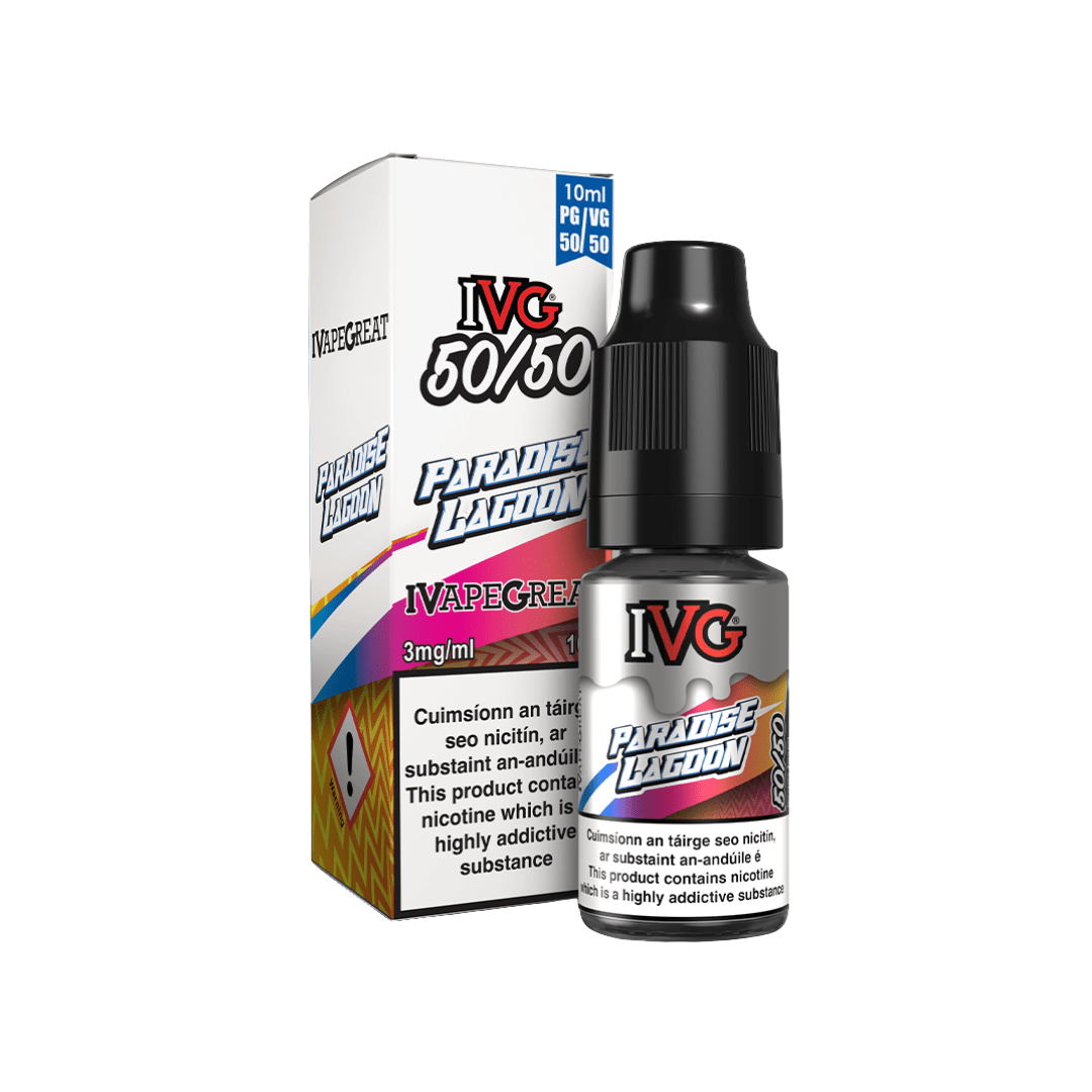 IVG 50/50 Fruit Range E-Liquid Paradise Lagoon 3MG - Very Low Nicotine