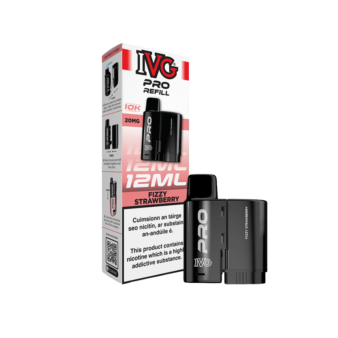 IVG PRO 12K Refills Fizzy Strawberry