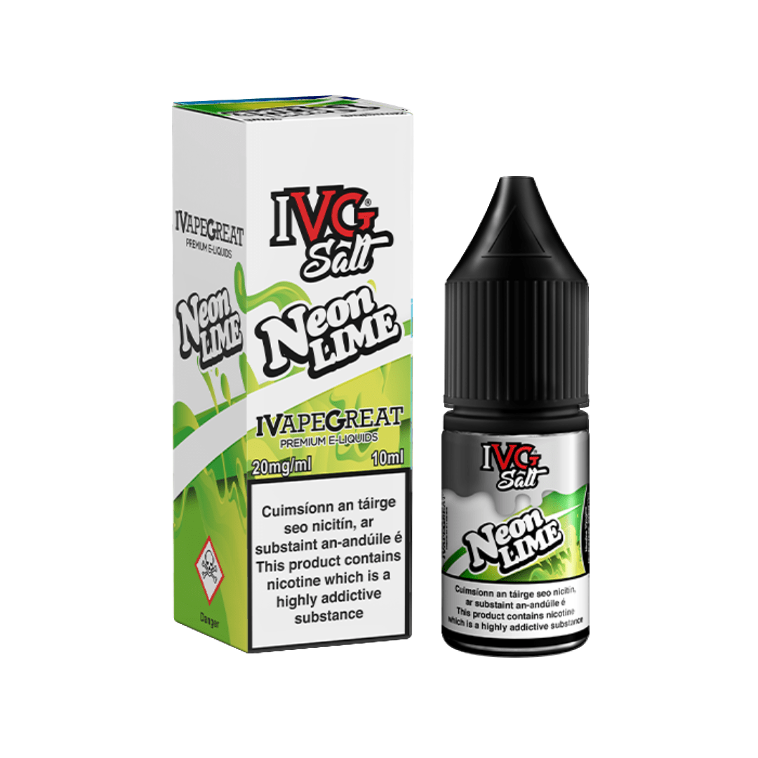 IVG Nicotine Salt E-Liquid Neon Lime 20MG - High Nicotine