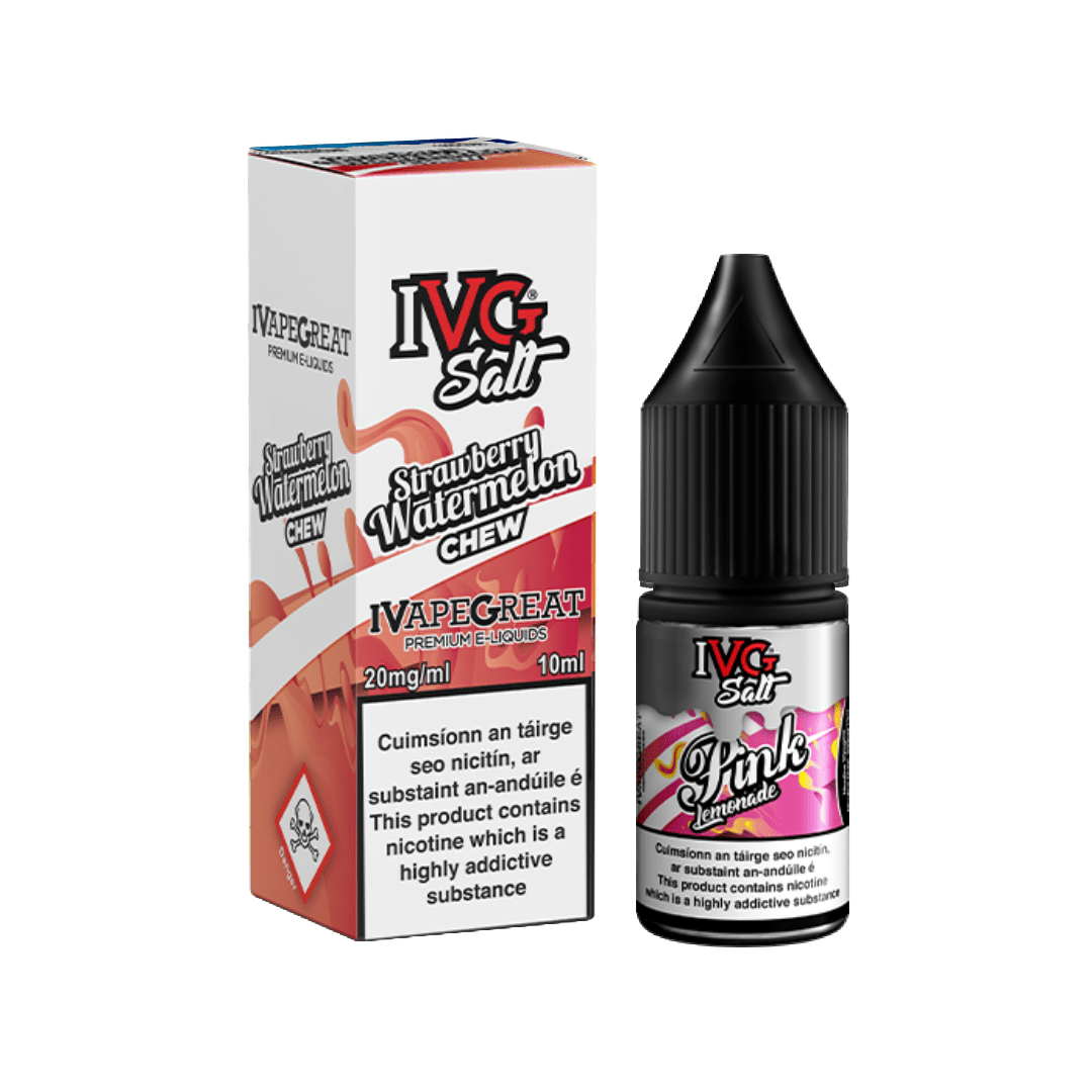 IVG Nicotine Salt E-Liquid Strawberry Watermelon Chew 20MG - High Nicotine