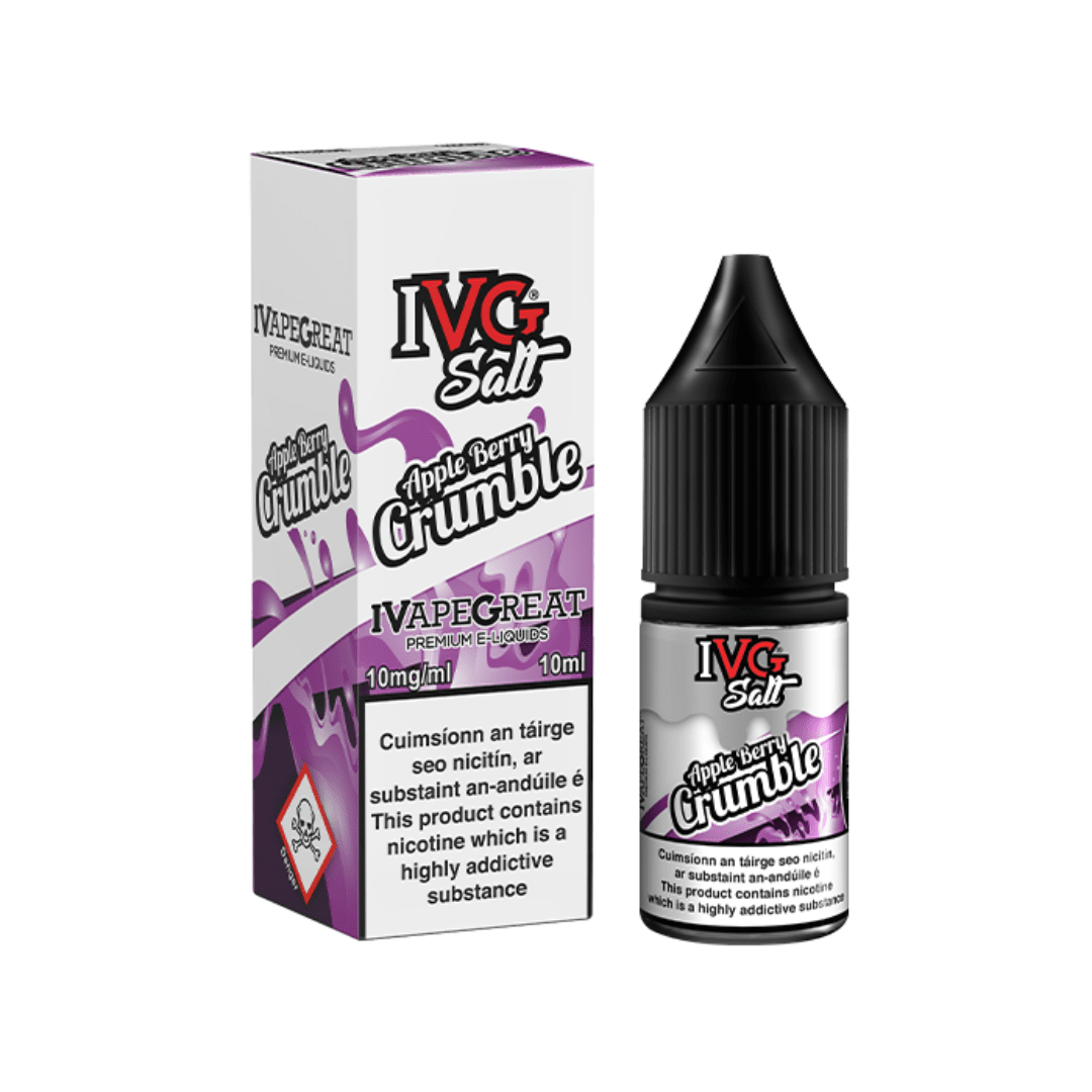IVG Nicotine Salt E-Liquid Appleberry Crumble 10MG - Medium Nicotine