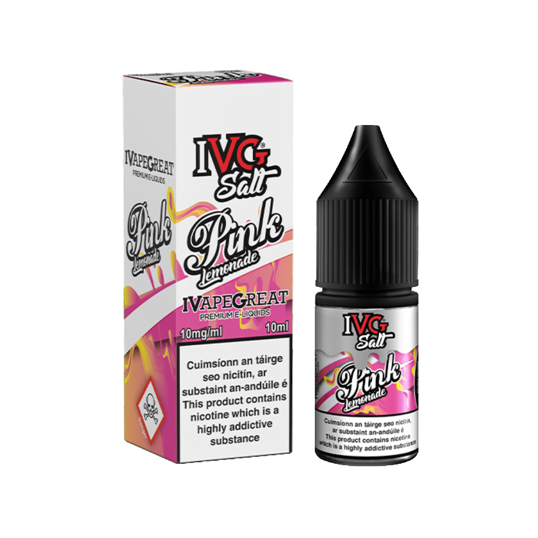 IVG Nicotine Salt E-Liquid Pink Lemonade 10MG - Medium Nicotine