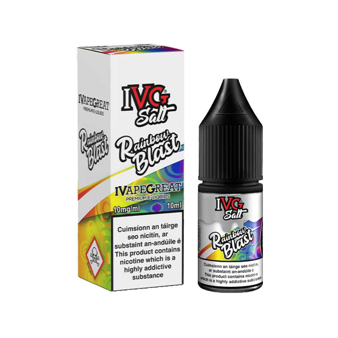 IVG Nicotine Salt E-Liquid Rainbow Blast 10MG - Medium Nicotine