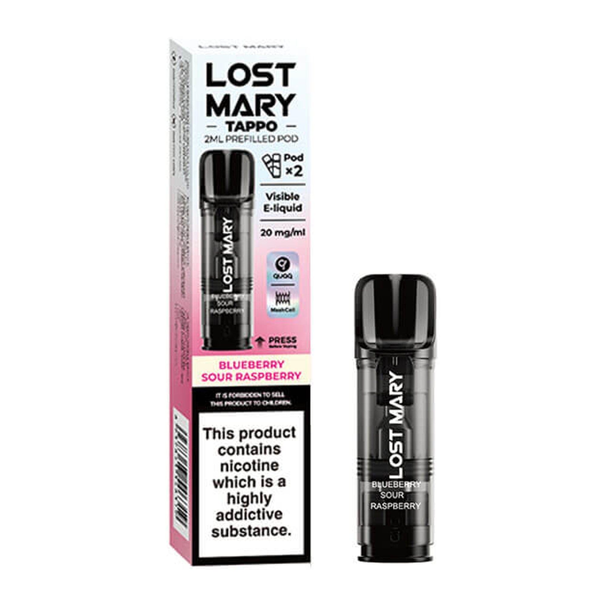 Lost Mary Tappo Prefilled Pod Blueberry Sour Raspberry