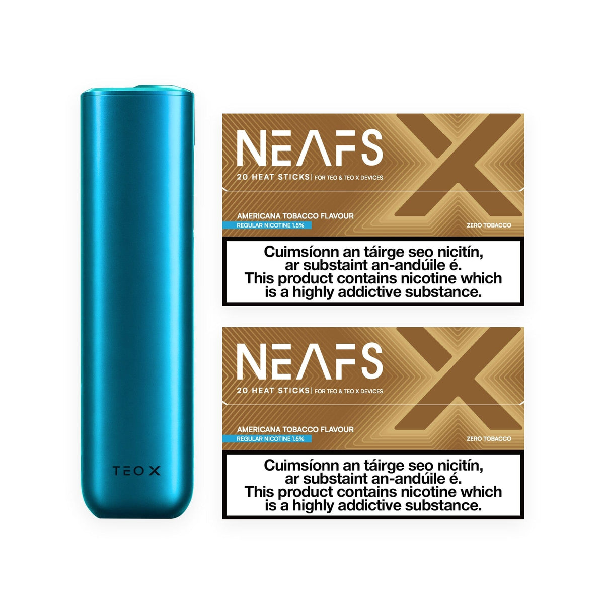 NEAFS TEO-X Starter Bundle American Tobacco Flavour Ocean