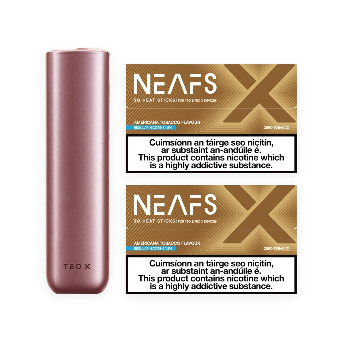 NEAFS TEO-X Starter Bundle American Tobacco Flavour Sunset