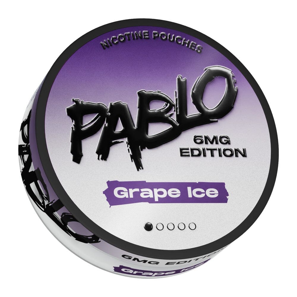 Pablo 6mg Edition Nicotine Pouches Grape Ice