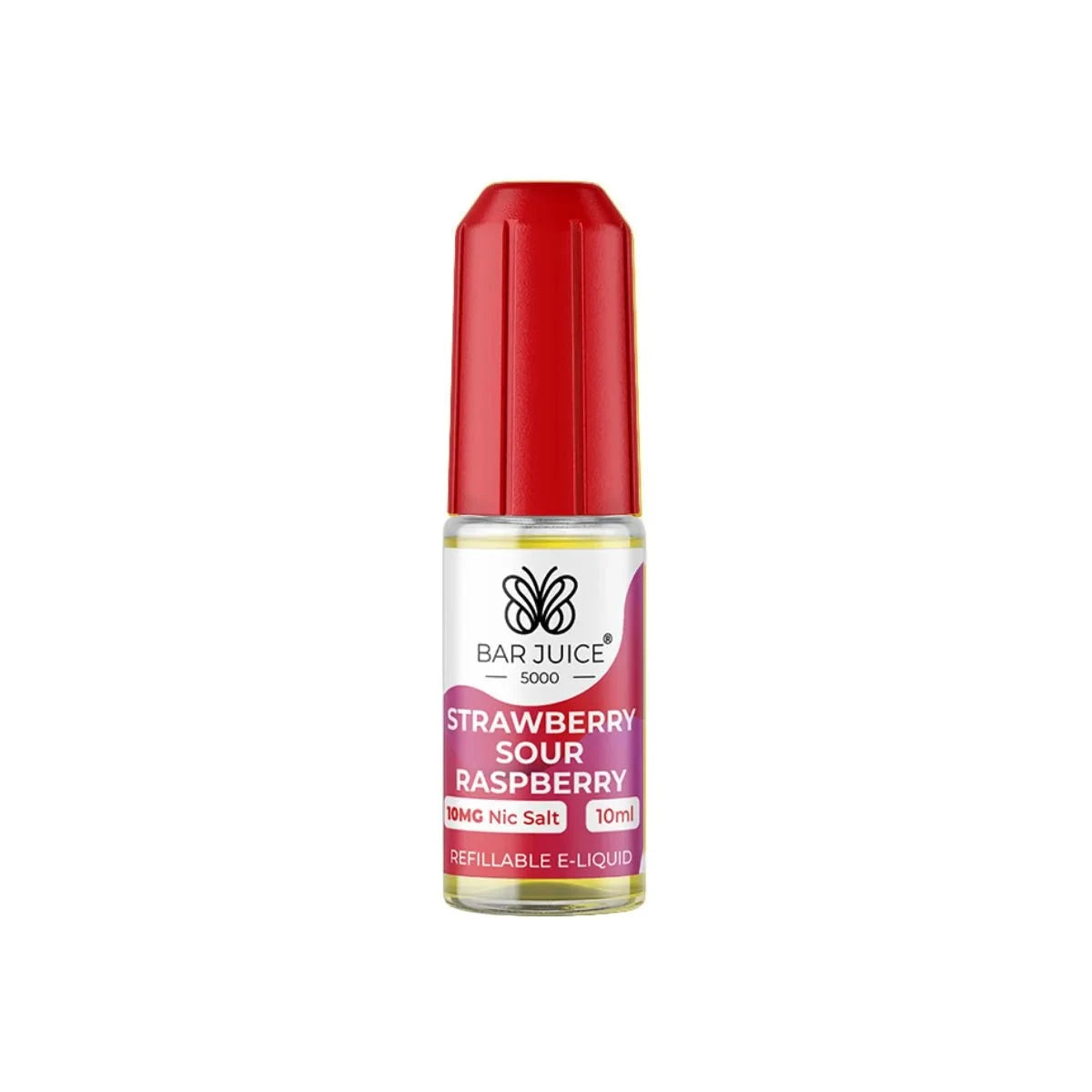 Bar Juice 5000 Nicotine Salt E-Liquid Strawberry Sour Raspberry 10MG - Medium Nicotine