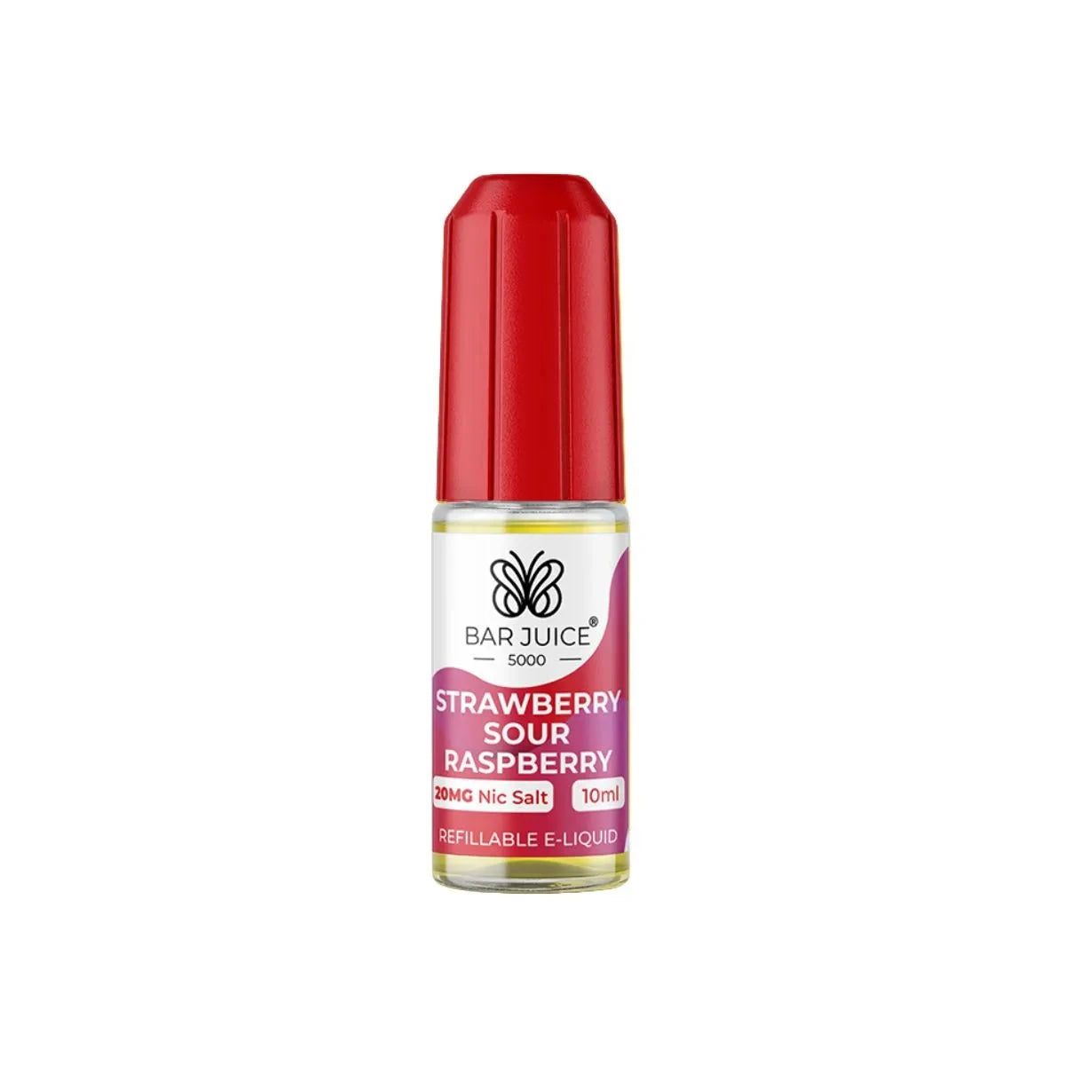 Bar Juice 5000 Nicotine Salt E-Liquid Strawberry Sour Raspberry 20MG - High Nicotine