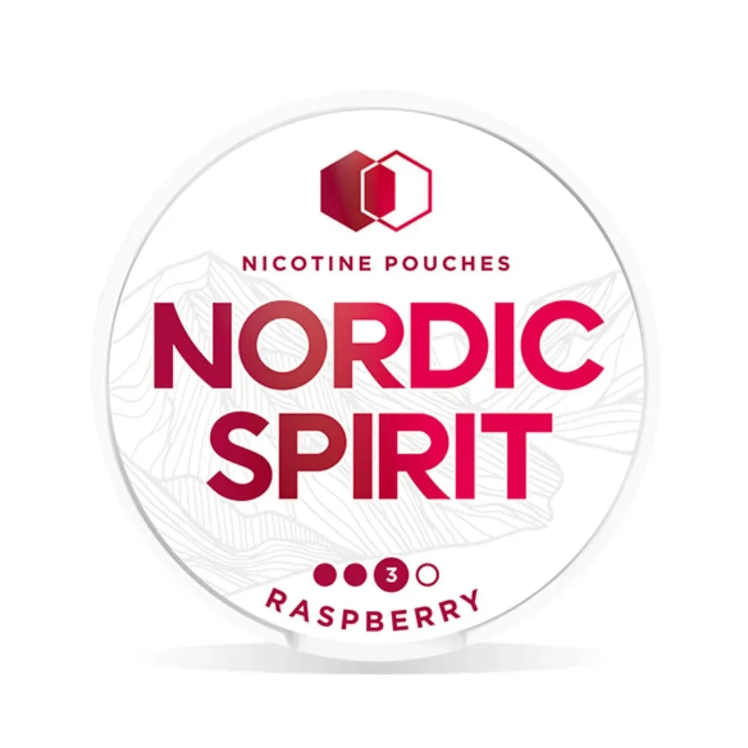 Nordic Spirit Nicotine Pouches Raspberry Strong