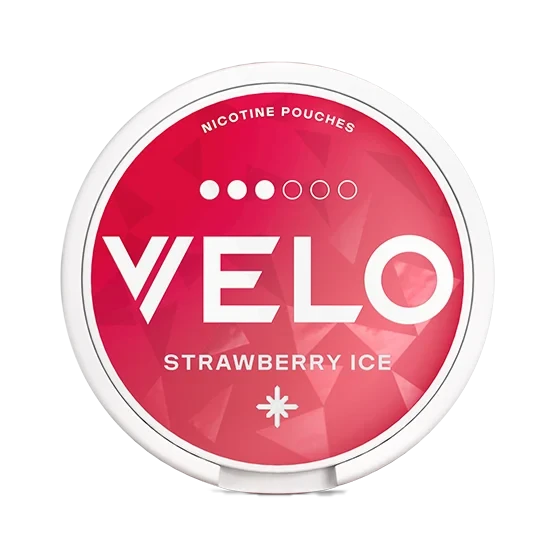Velo Slim Nicotine Pouches Strawberry Ice 10mg