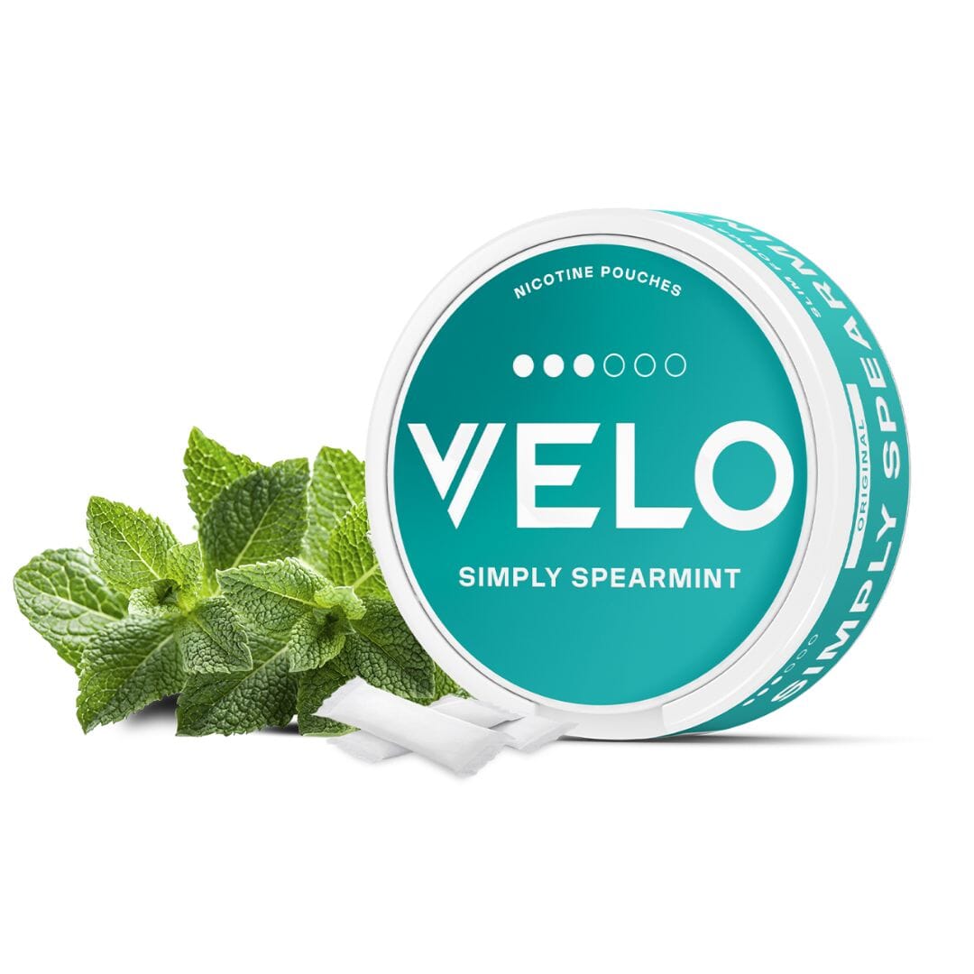 Velo Slim Nicotine Pouches Simply Spearmint 8mg