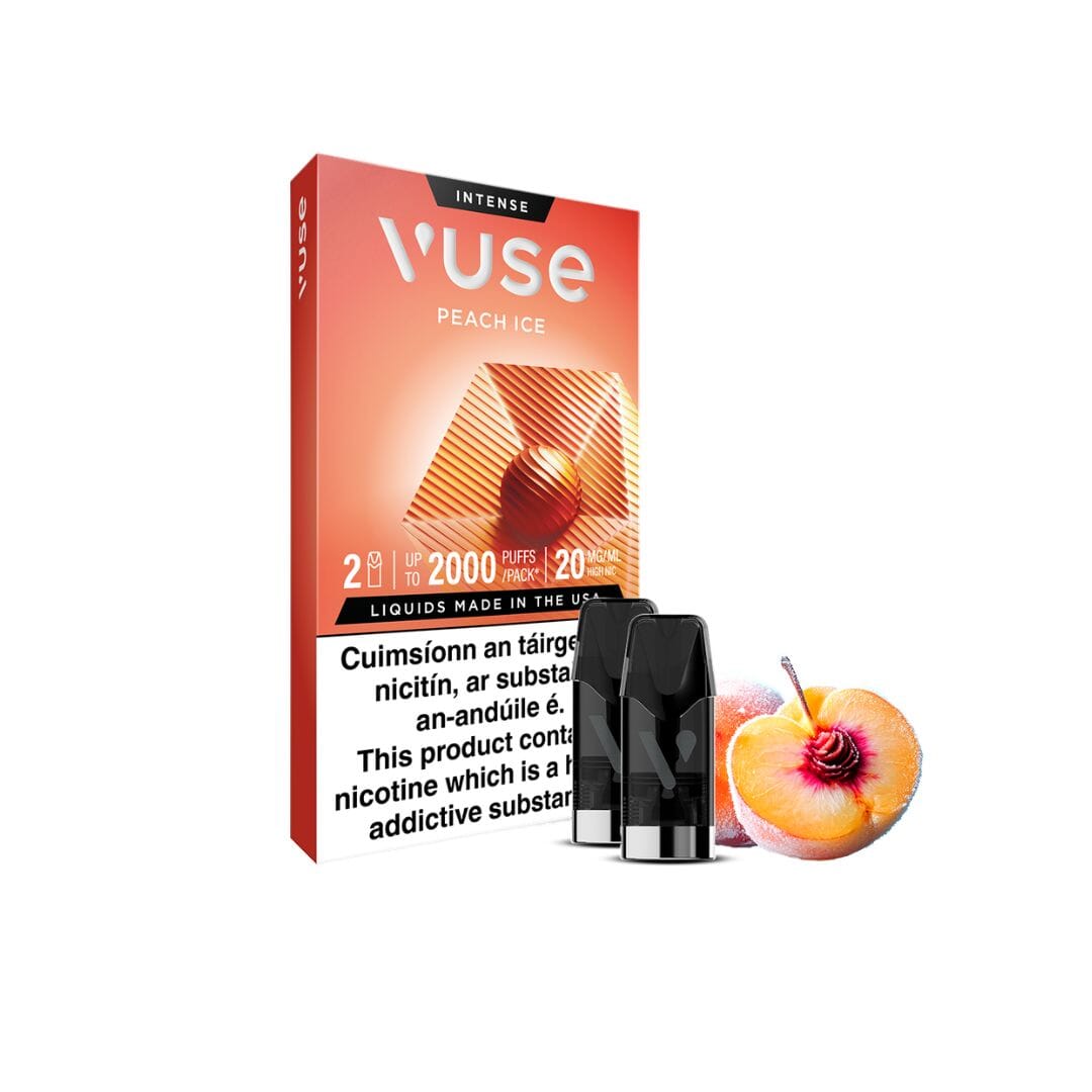 VUSE Extra Intense ePod Cartridges Peach Ice 20MG - High Nicotine