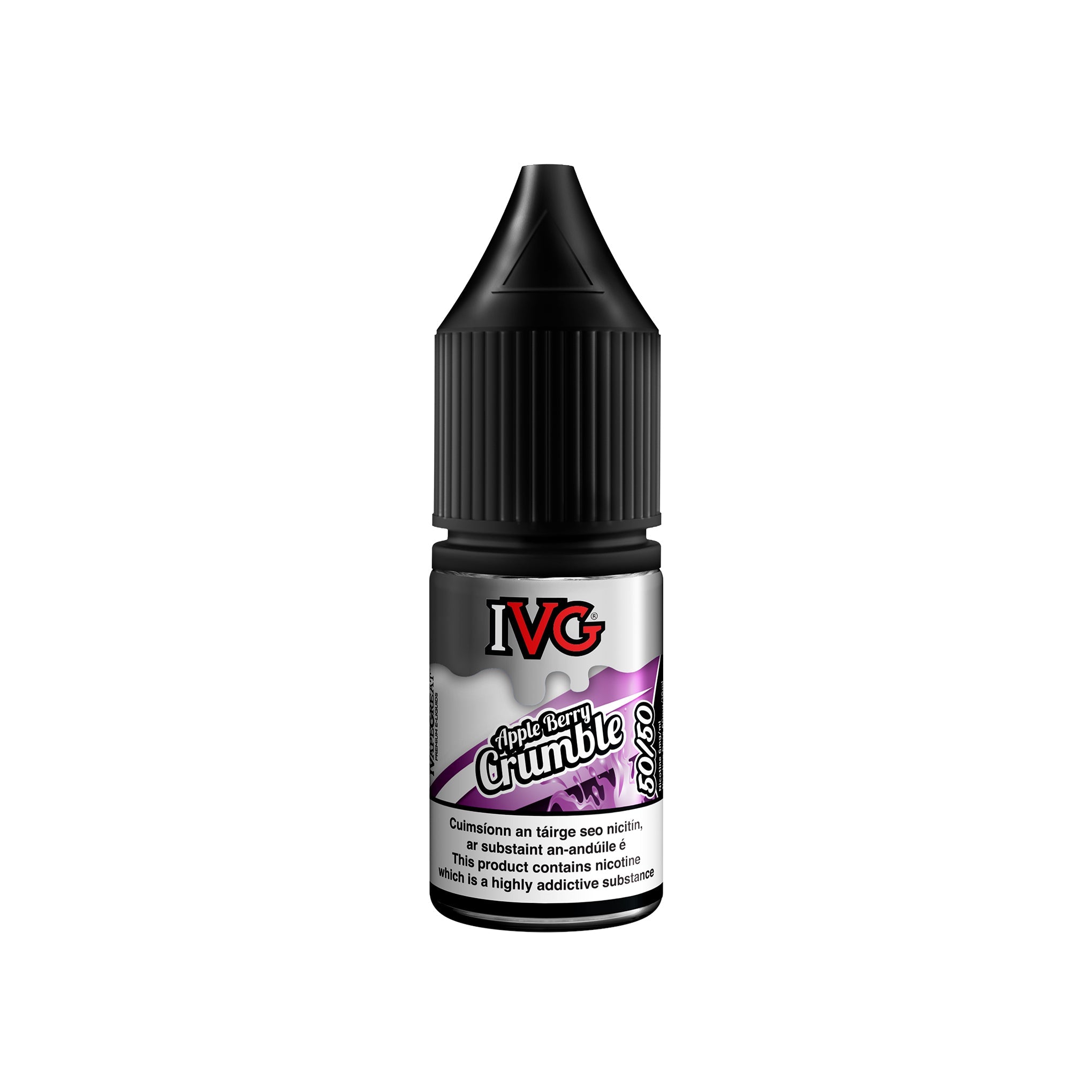 IVG 50/50 Dessert Range E-Liquid Appleberry Crumble 3MG - Very Low Nicotine 