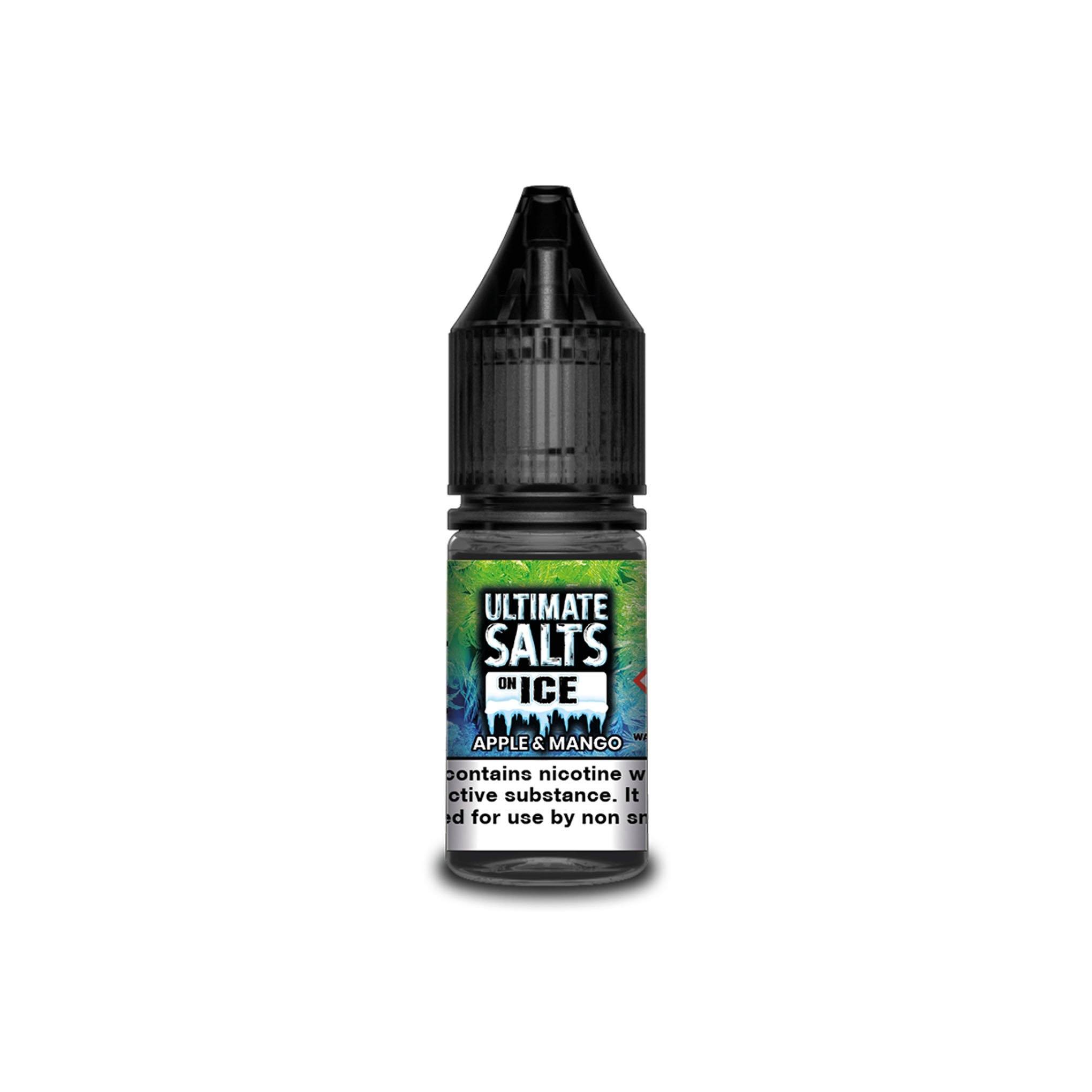 Ultimate Juice Nicotine Salt E-Liquid Apple & Mango Ice 10MG - Medium Nicotine