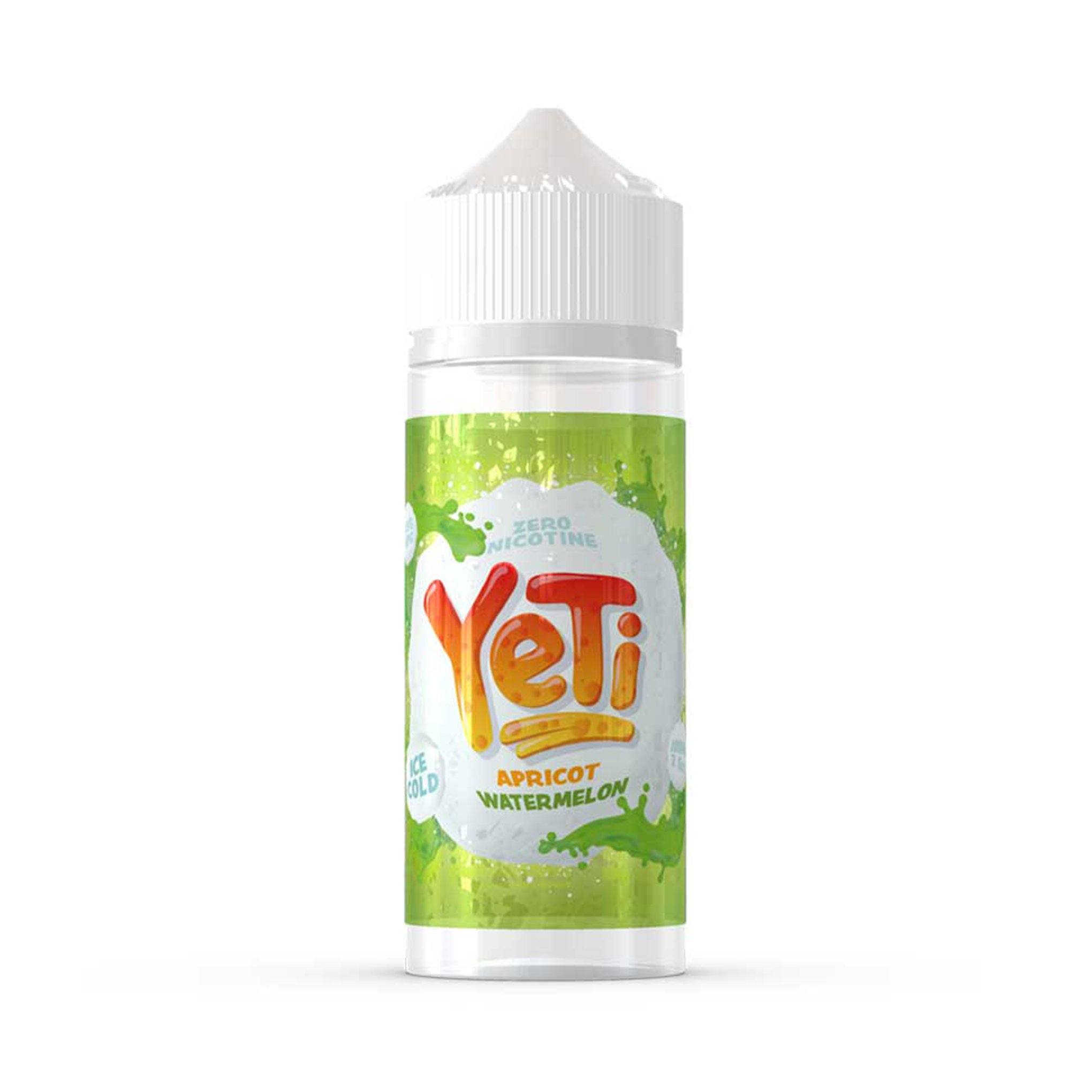 Yeti 100ml Short Fill E-Liquid Apricot Watermelon