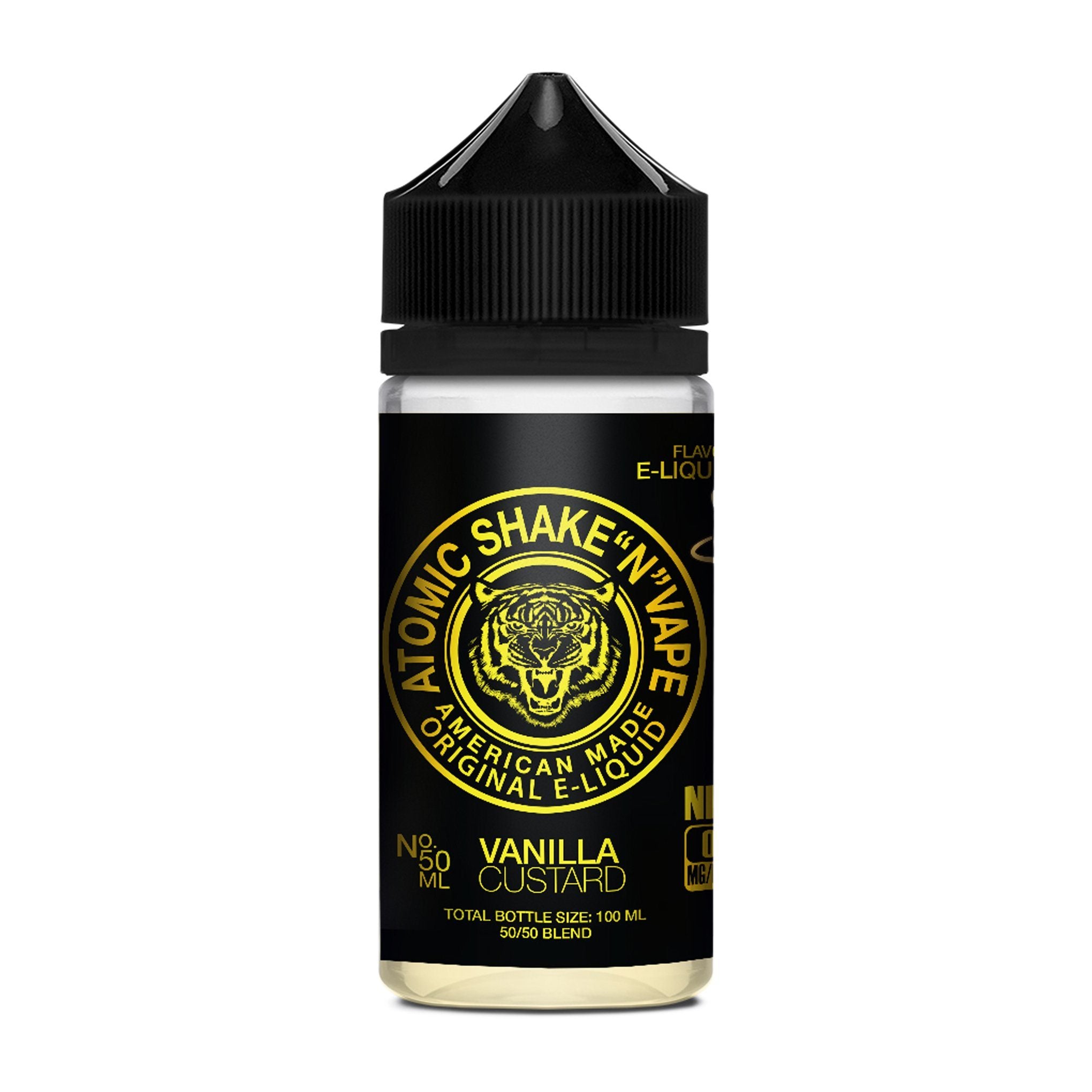 Atomic Short Fill E-Liqud Vanilla Custard