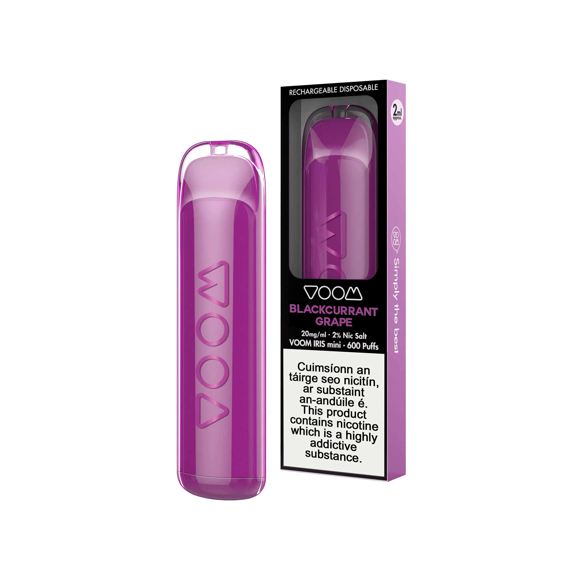 VOOM Iris Disposable Kit Blackcurrant Grape 