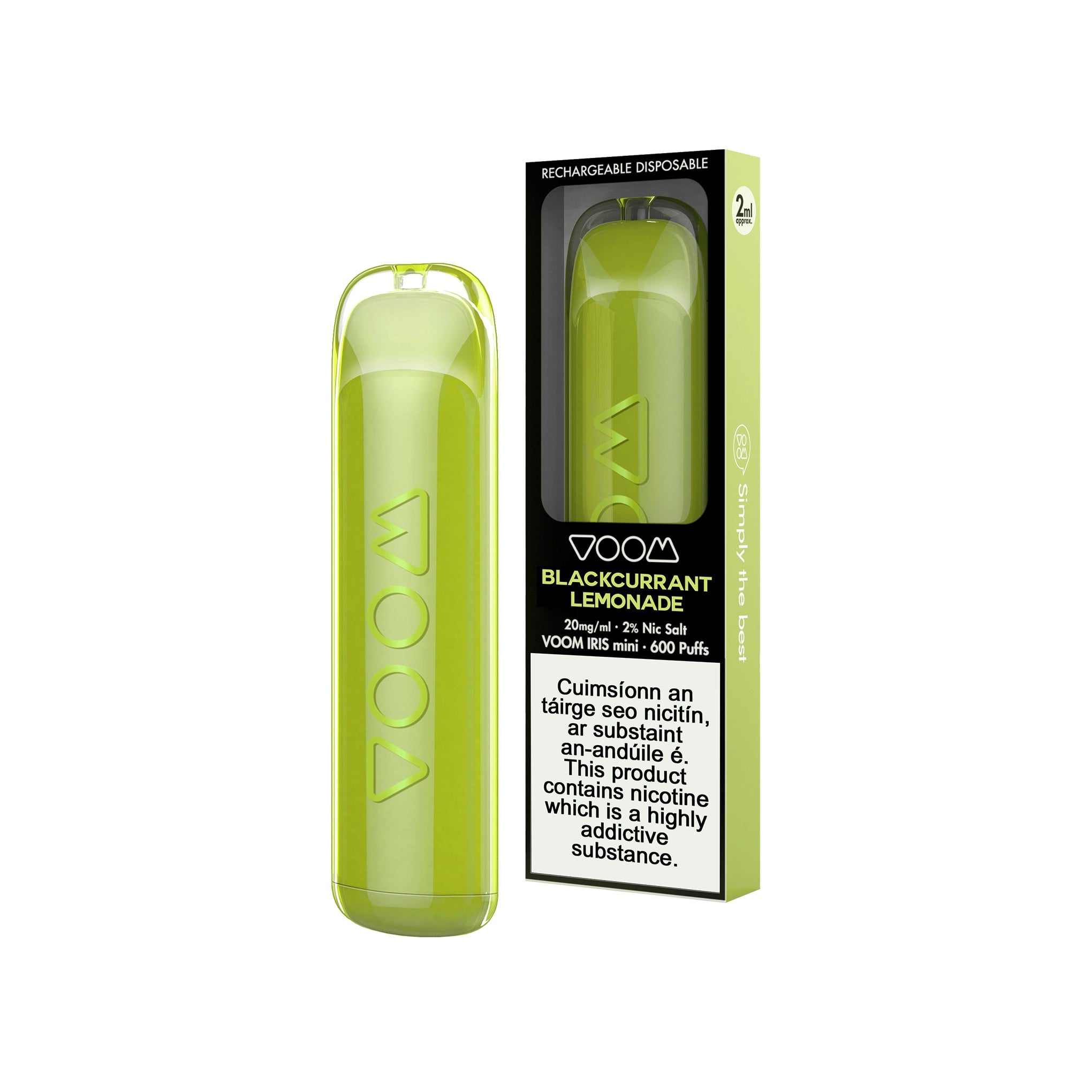 VOOM Iris Disposable Kit Blackcurrant Lemonade