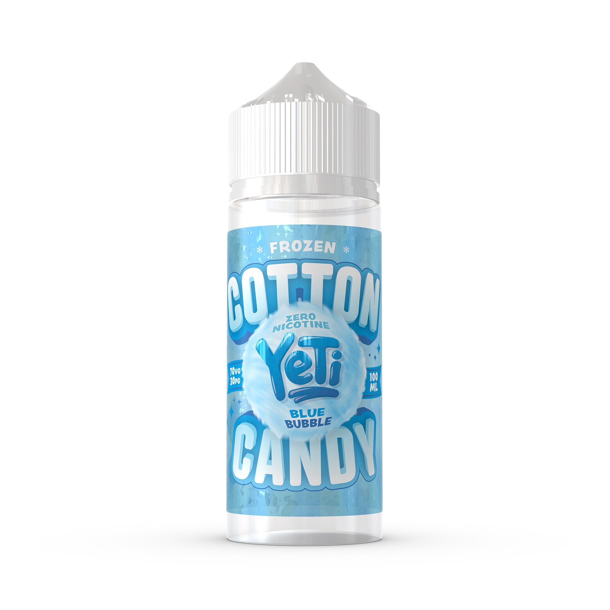 Yeti Cotton Candy Short Fill E-Liquid Blue Bubble