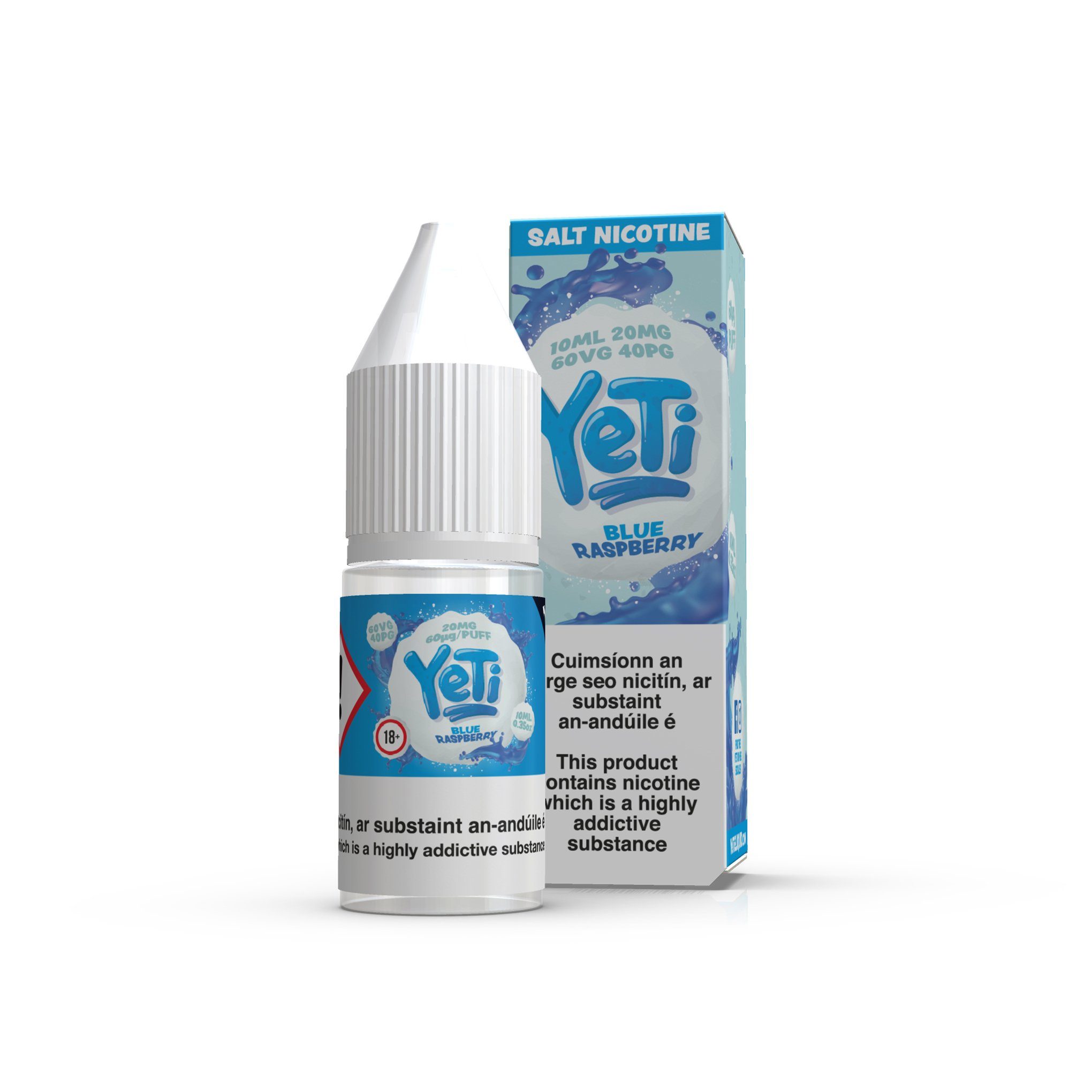 Yeti Nicotine Salt E-Liquid Blue Raspberry