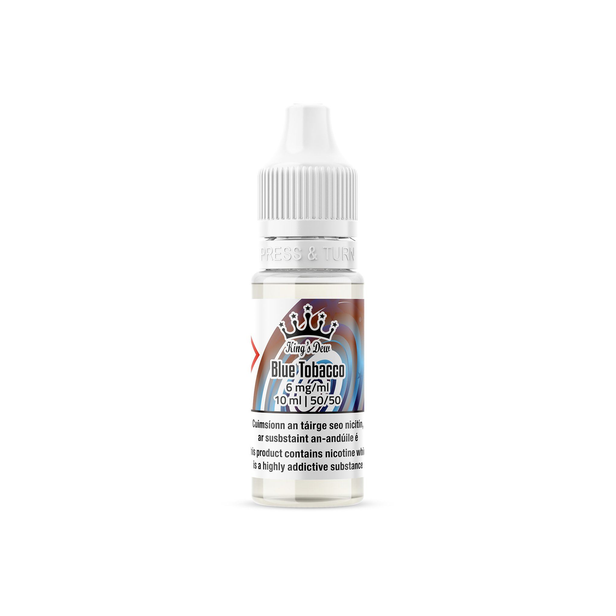 King's Dew E-Liquid Blue Tobacco 6MG - Low Nicotine