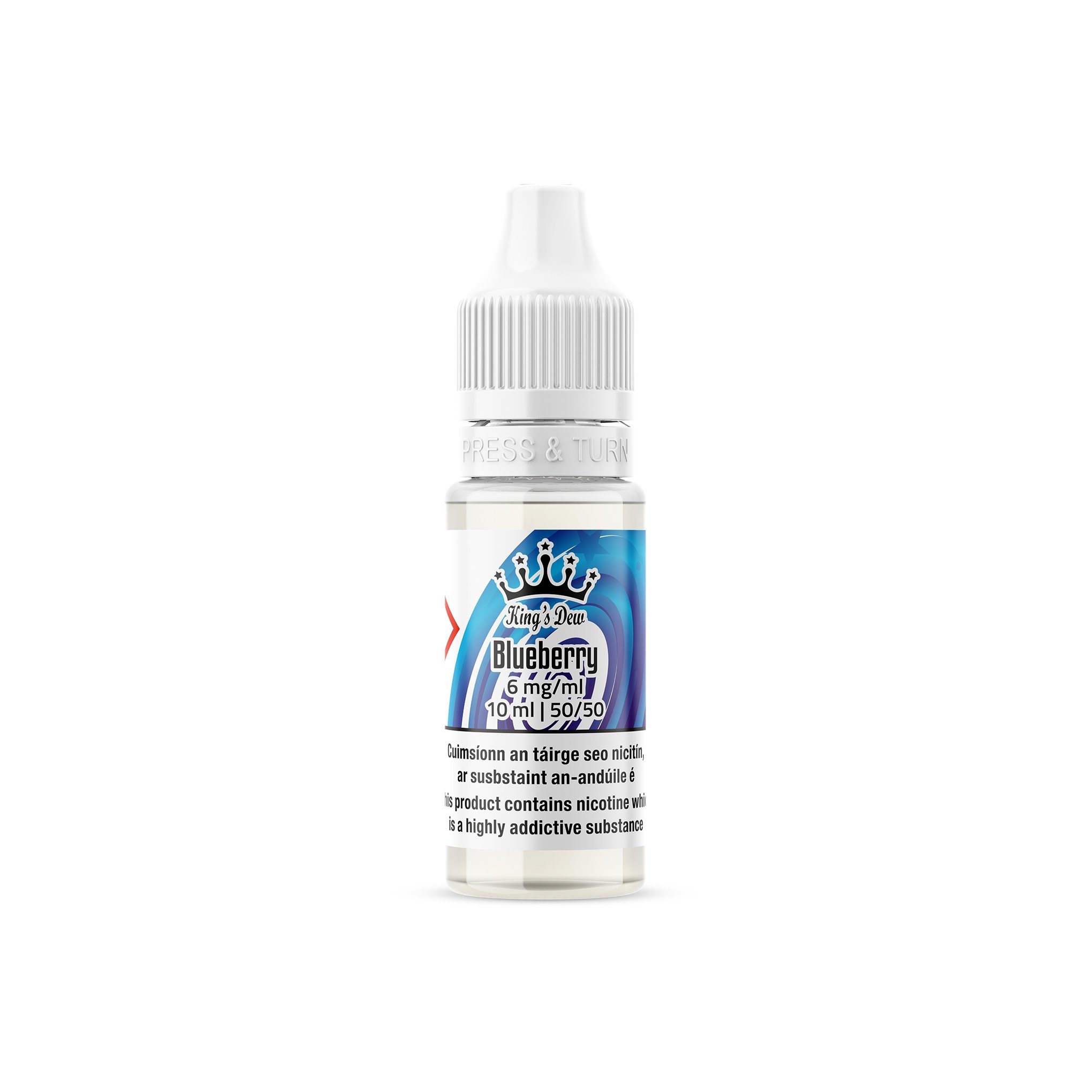 King's Dew E-Liquid Blueberry 6MG - Low Nicotine