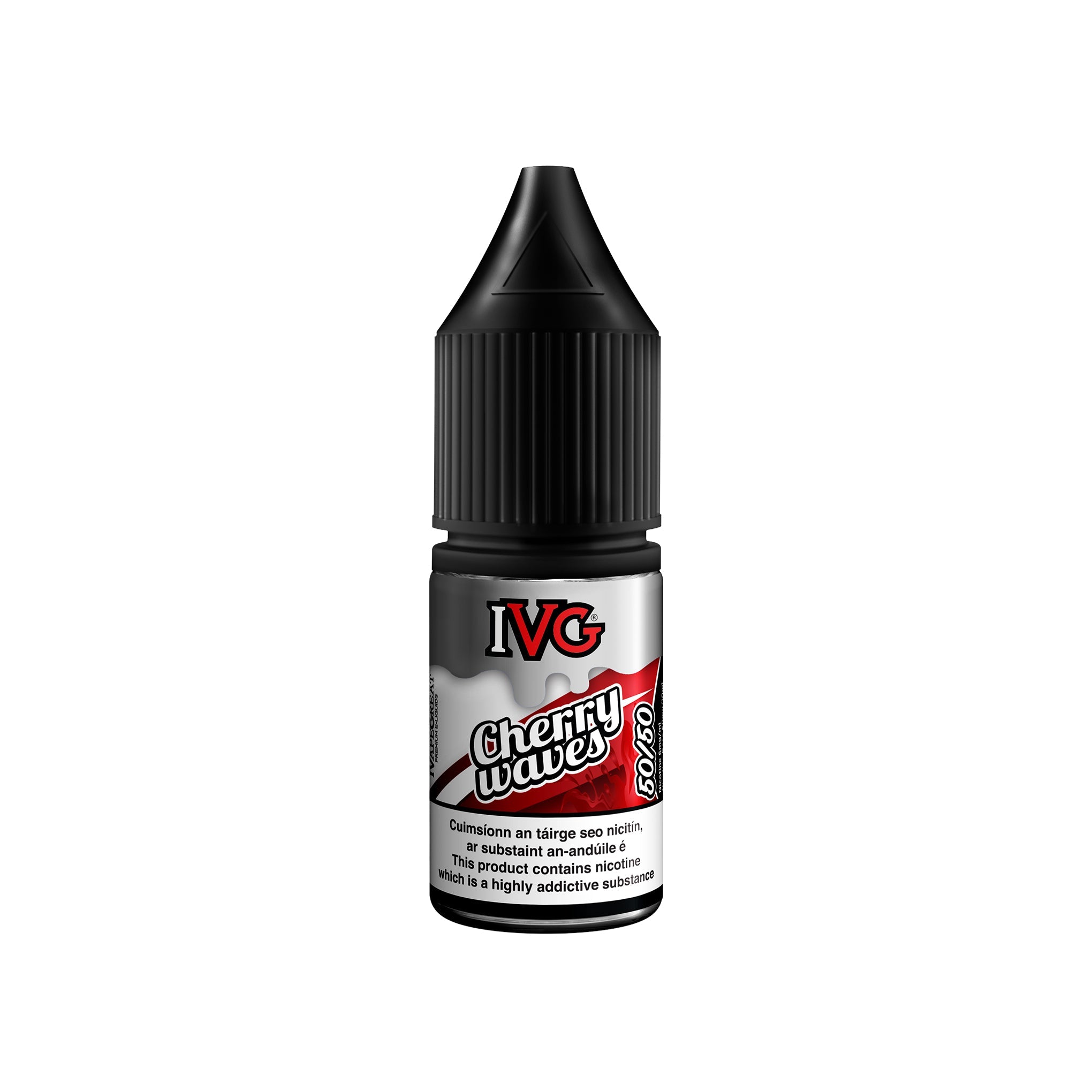 IVG 50/50 Fruit Range E-Liquid Cherry Waves 3MG - Very Low Nicotine 