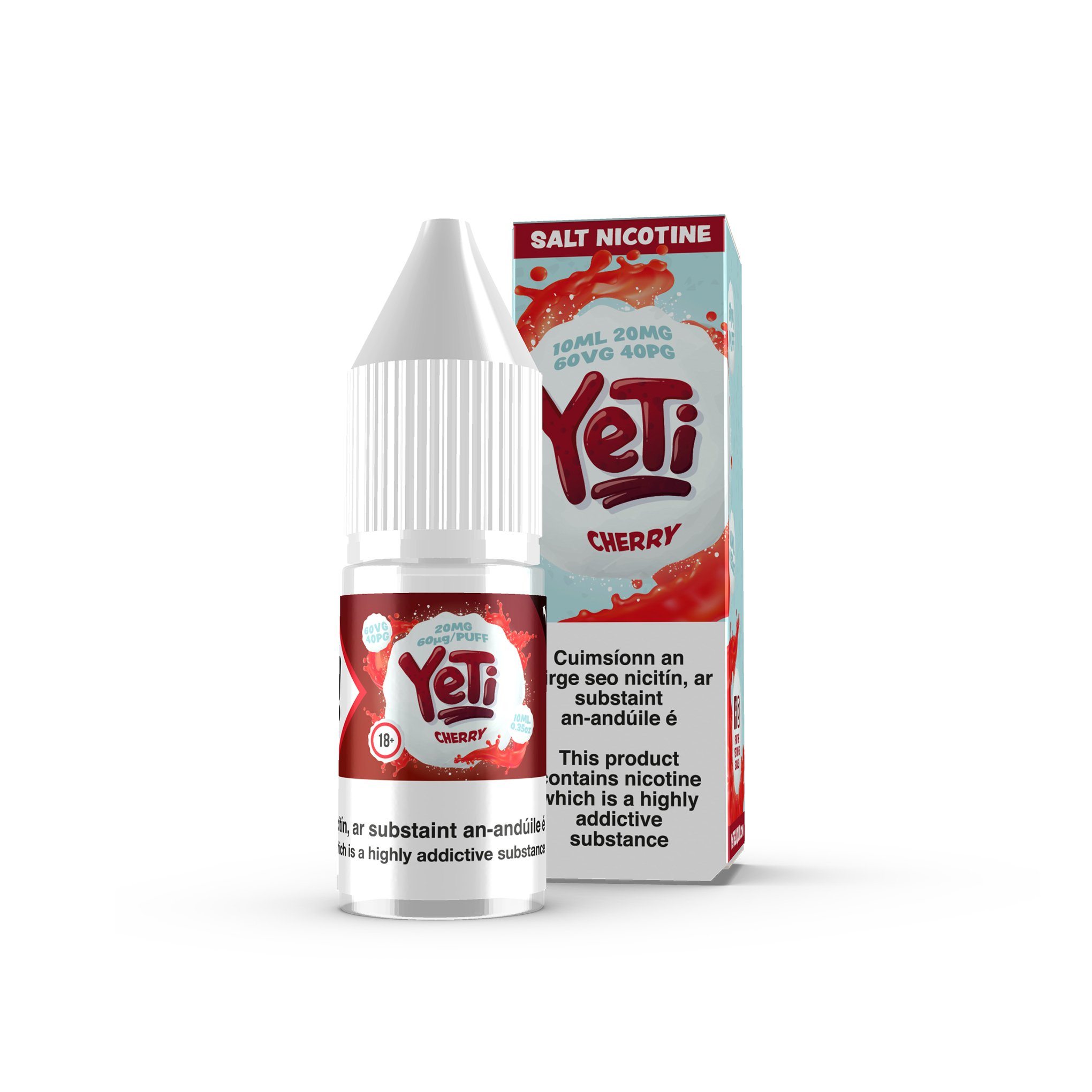 Yeti Nicotine Salt E-Liquid Cherry