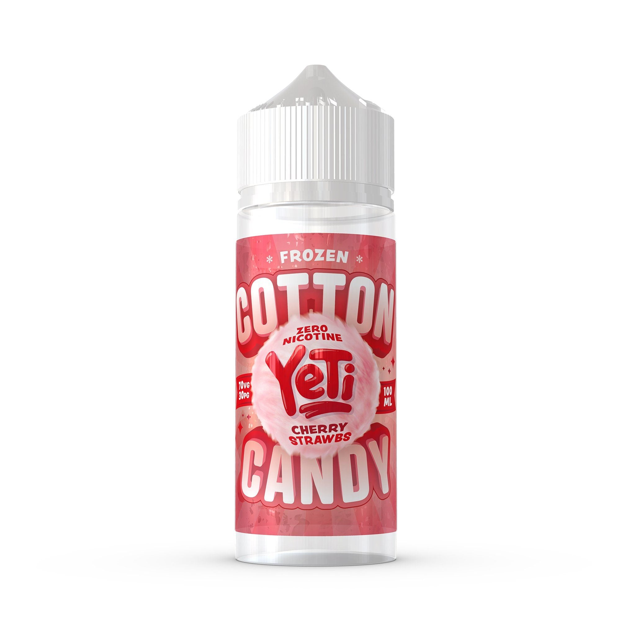 Yeti Cotton Candy Short Fill E-Liquid Cherry Strawberry
