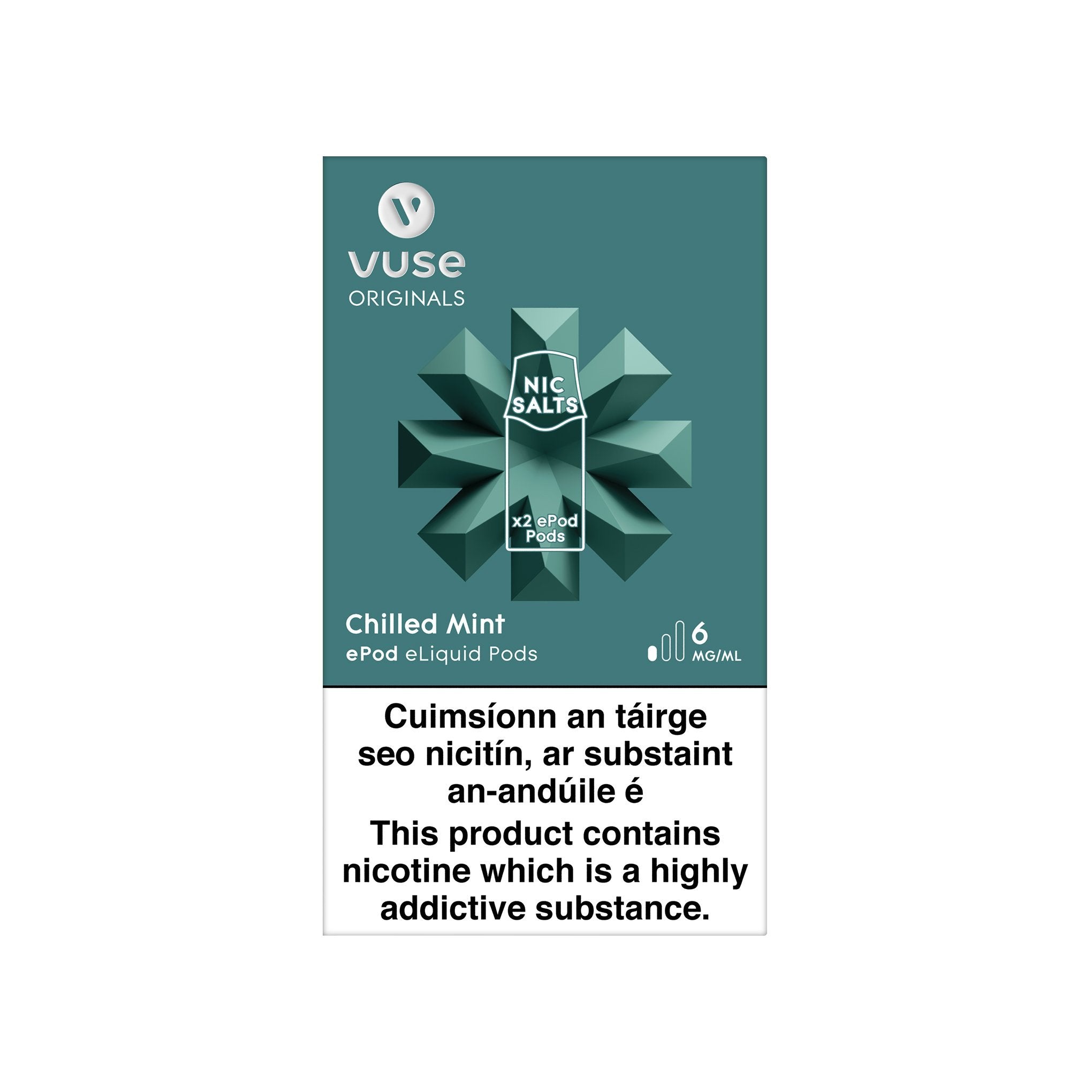 VUSE ePod Cartridges Chilled Mint 6MG vPro - Low Nicotine