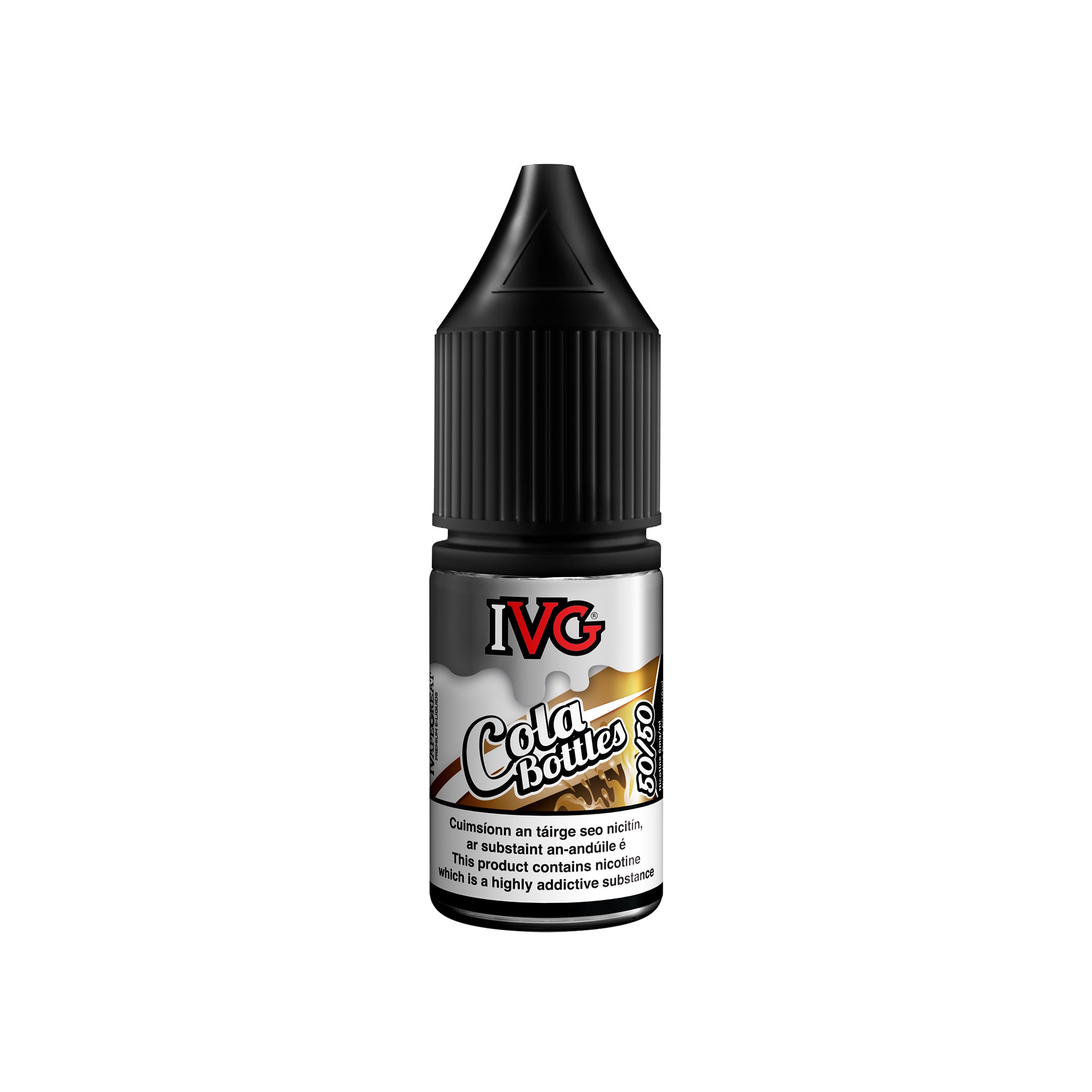 IVG 50/50 Drinks Range E-Liquid Cola Bottles 3MG - Very Low Nicotine 