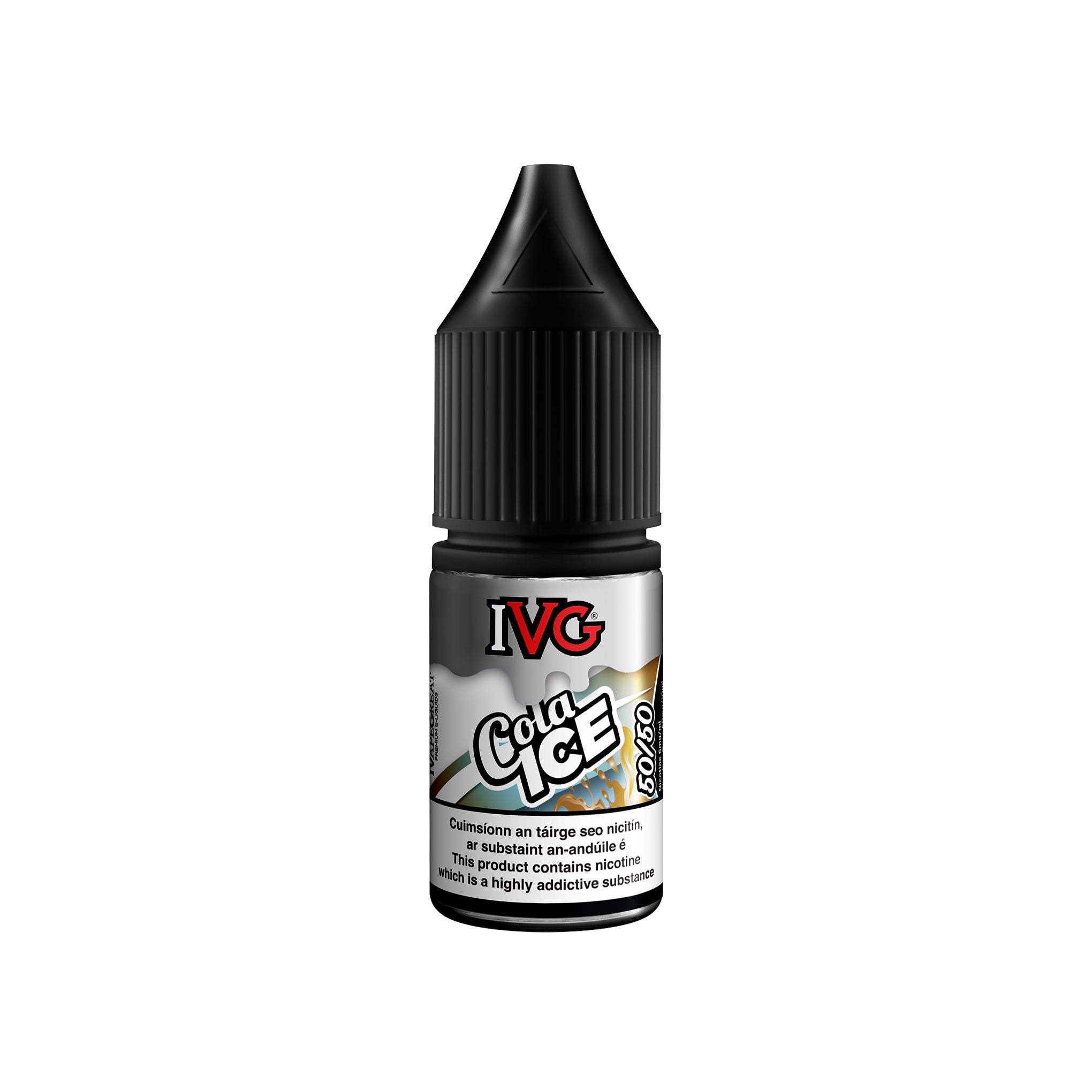 IVG 50/50 Drinks Range E-Liquid Cola Ice 3MG - Very Low Nicotine 