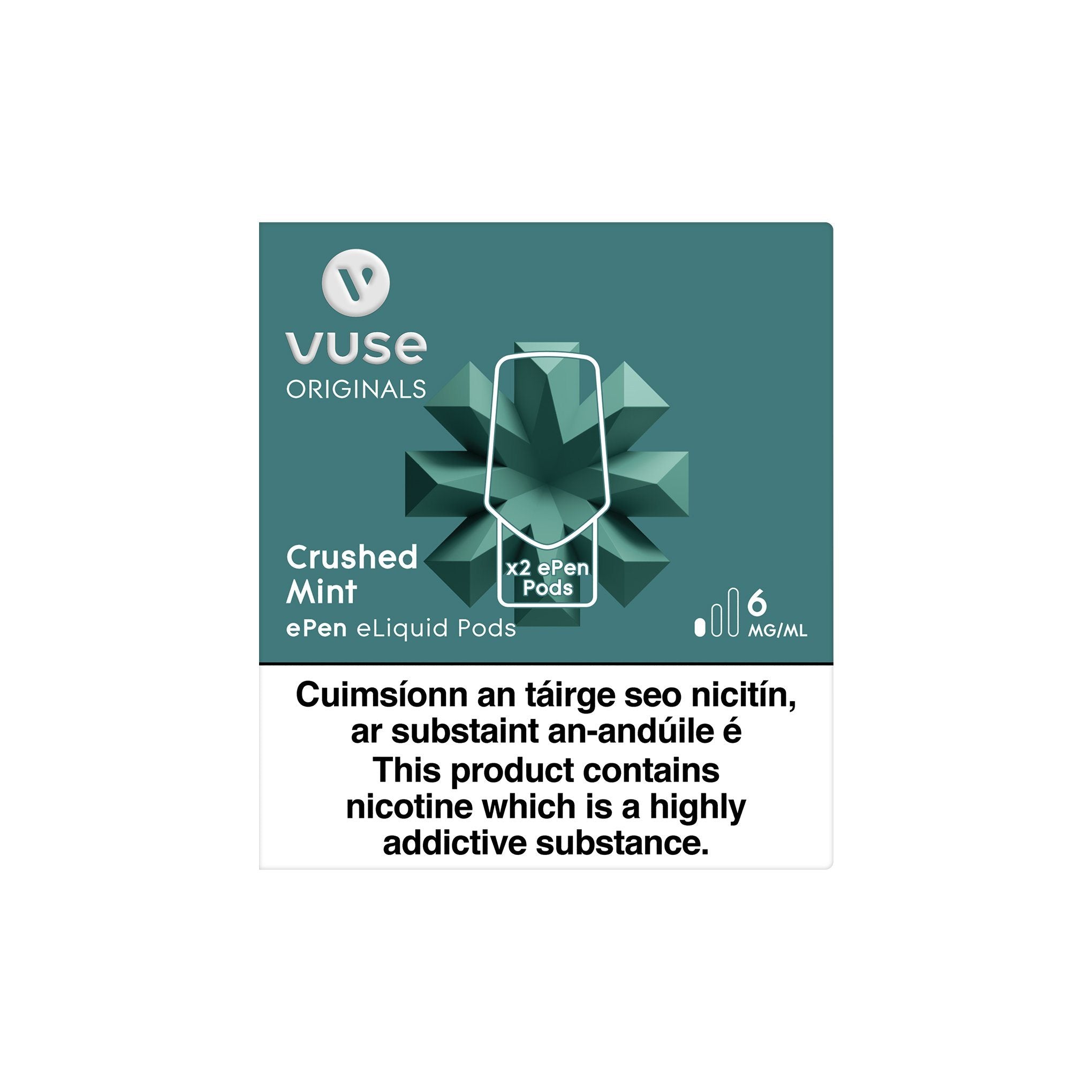 VUSE ePen 3 Cartridges Crushed Mint 6MG - Low Nicotine