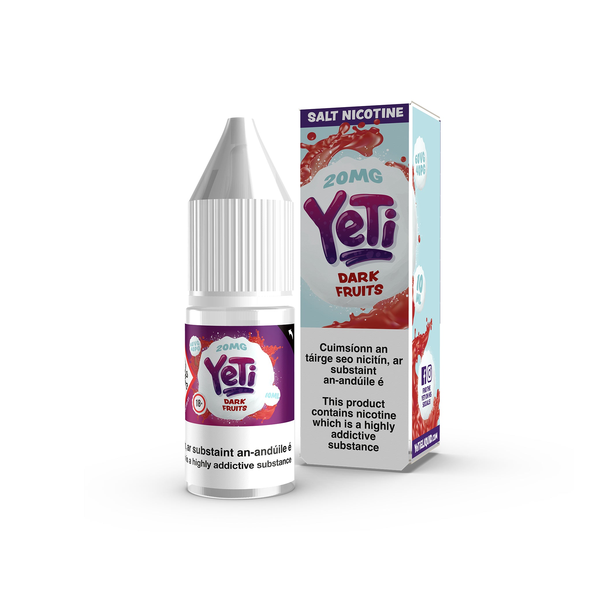 Yeti Nicotine Salt E-Liquid Dark Fruits