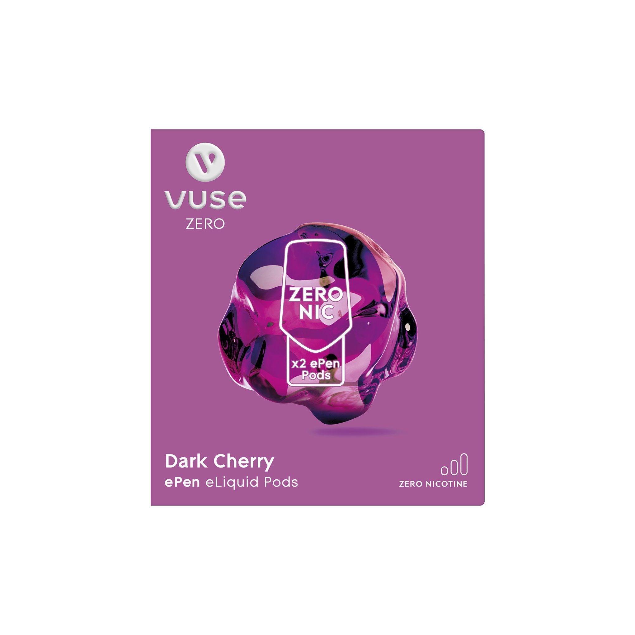 VUSE ePen 3 Cartridges Dark Cherry 0MG - No Nicotine