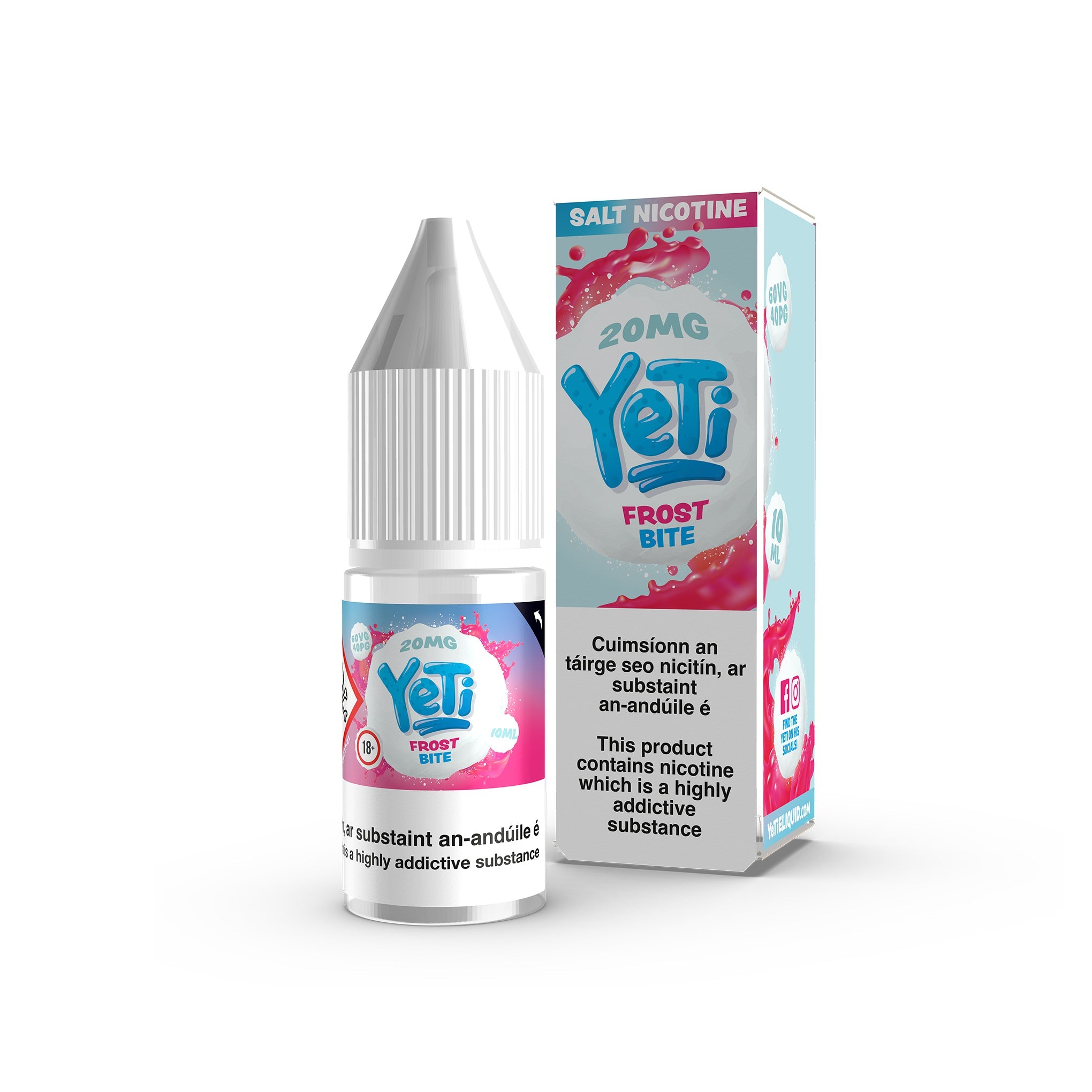 Yeti Nicotine Salt E-Liquid Frostbite 