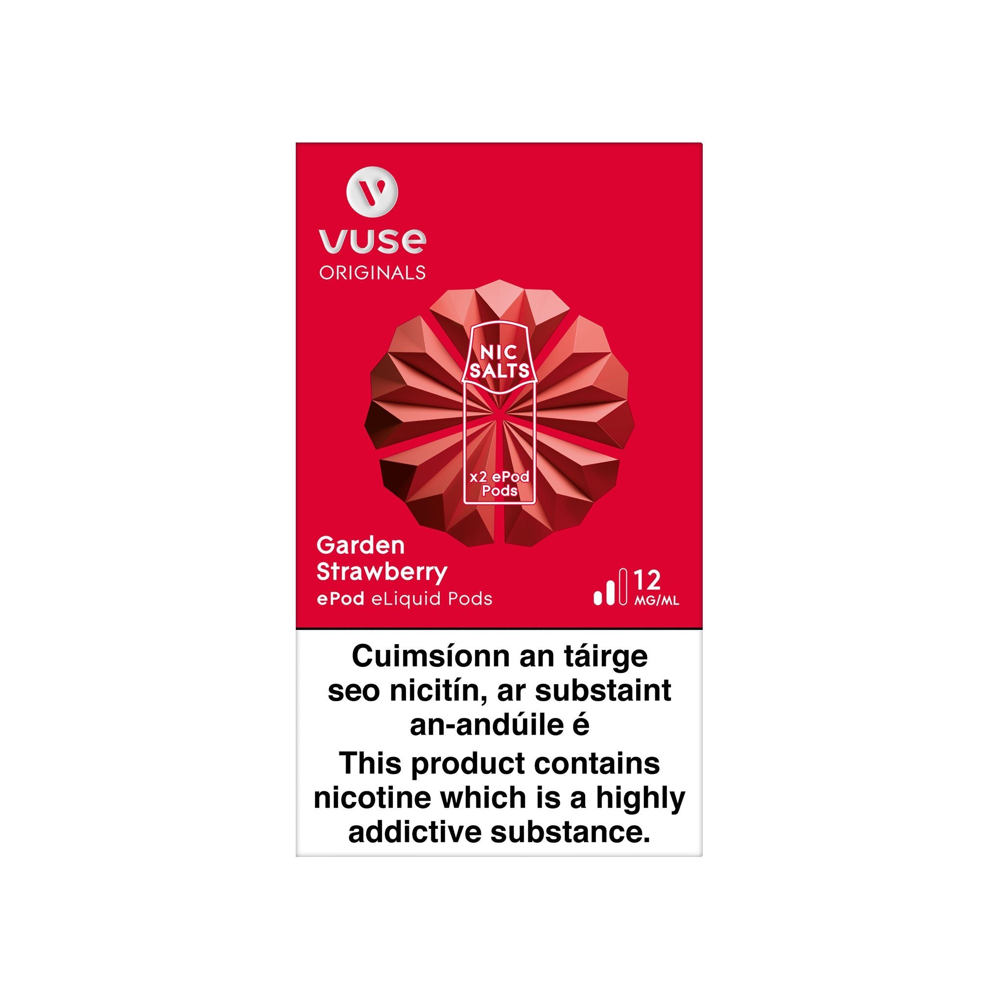 VUSE ePod Cartridges Garden Strawberry 12MG vPro - Medium Nicotine