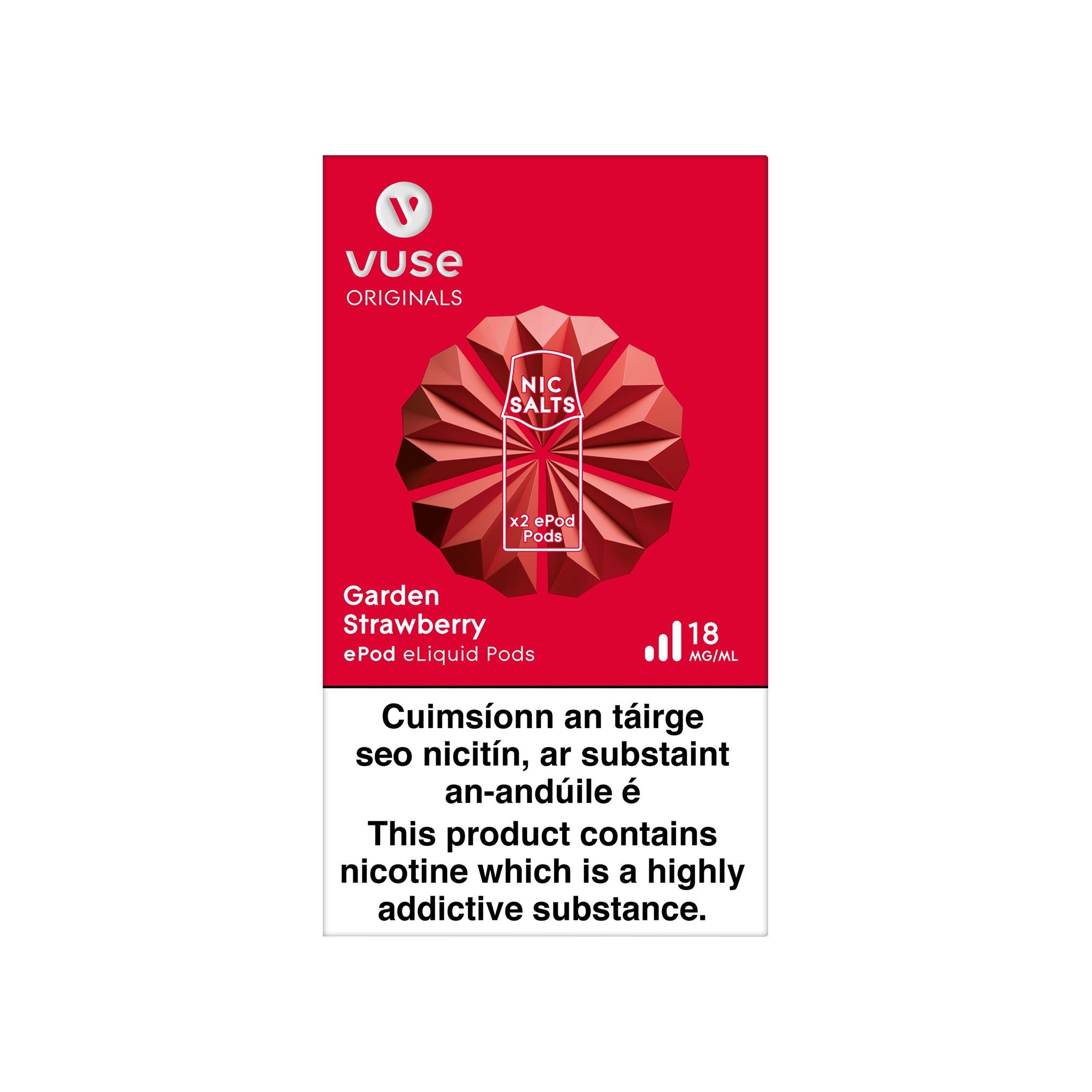VUSE ePod Cartridges Garden Strawberry 18MG vPro - High Nicotine