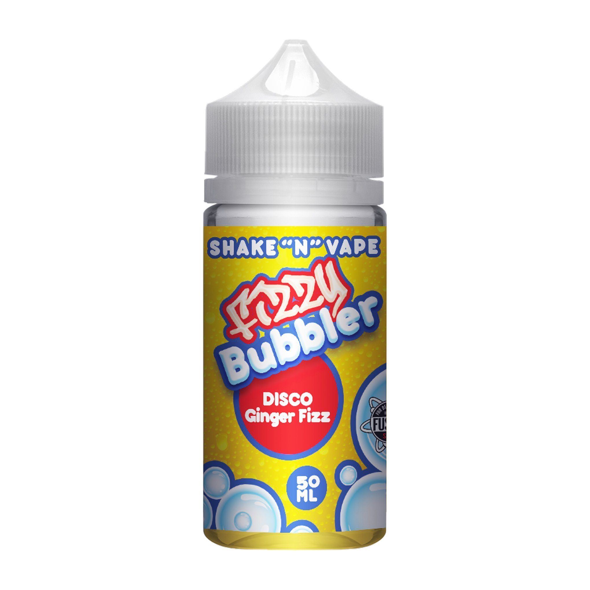 Fizzy Bubbler Short Fill E-Liquid Disco Ginger Fizz