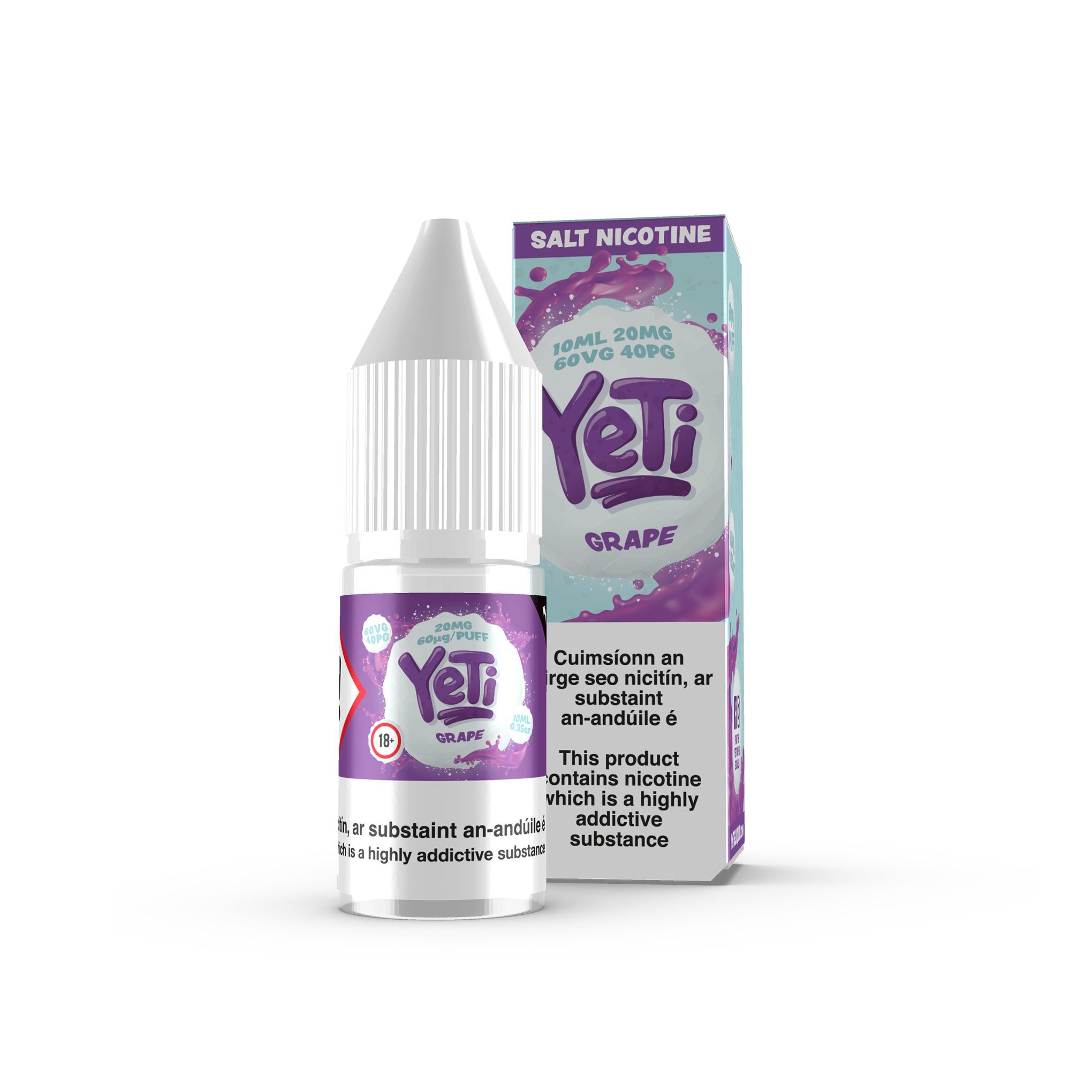 Yeti Nicotine Salt E-Liquid Grape
