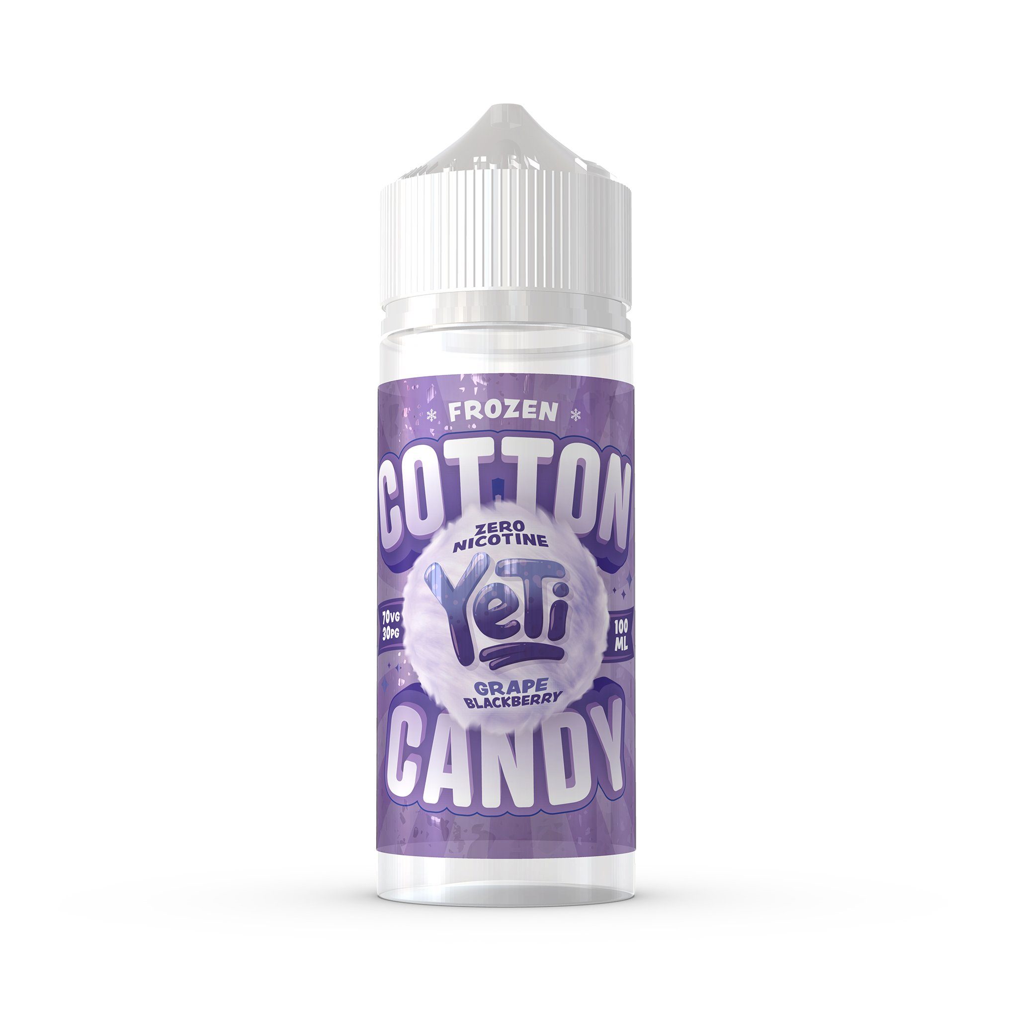 Yeti Cotton Candy Short Fill E-Liquid Grape Blackberry