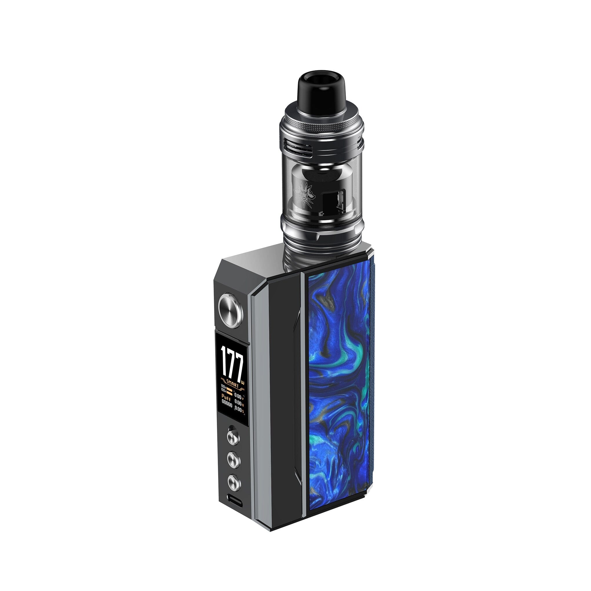 VOOPOO Drag 4 Kit Gunmetal and Ocean Blue