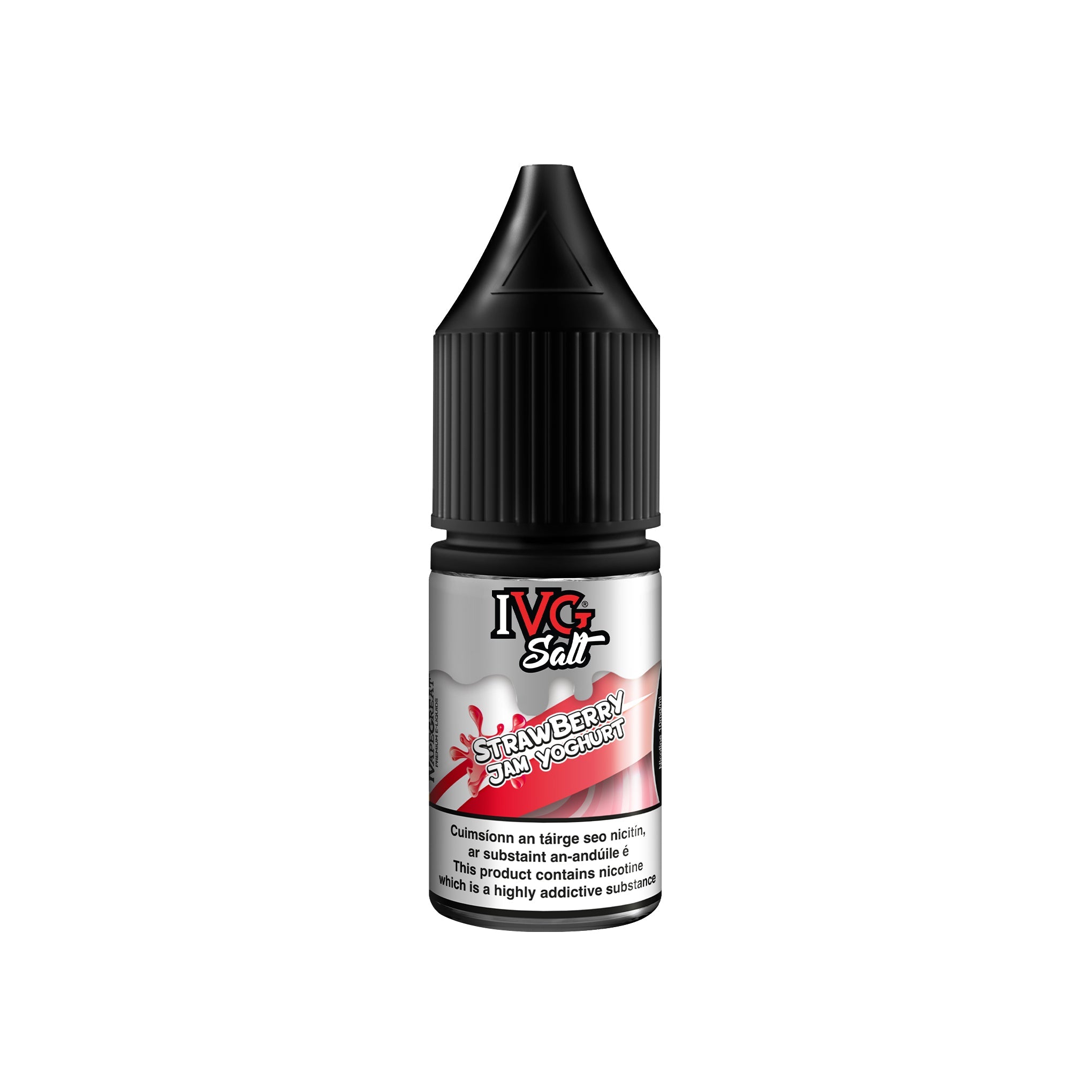 IVG Nicotine Salt E-Liquid Strawberry Jam Yoghurt 10MG - Medium Nicotine