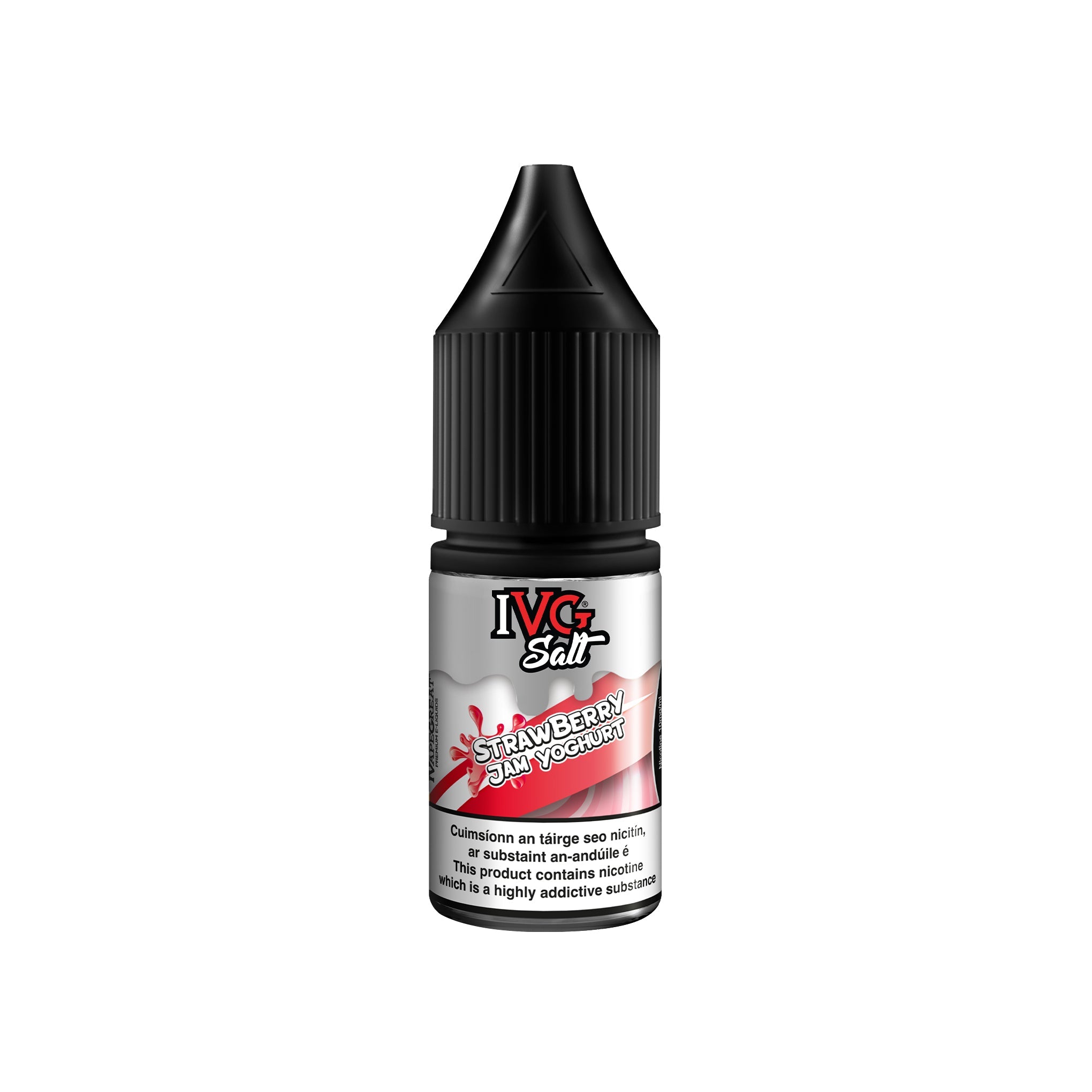 IVG Nicotine Salt E-Liquid Strawberry Jam Yoghurt 10MG - Medium Nicotine 